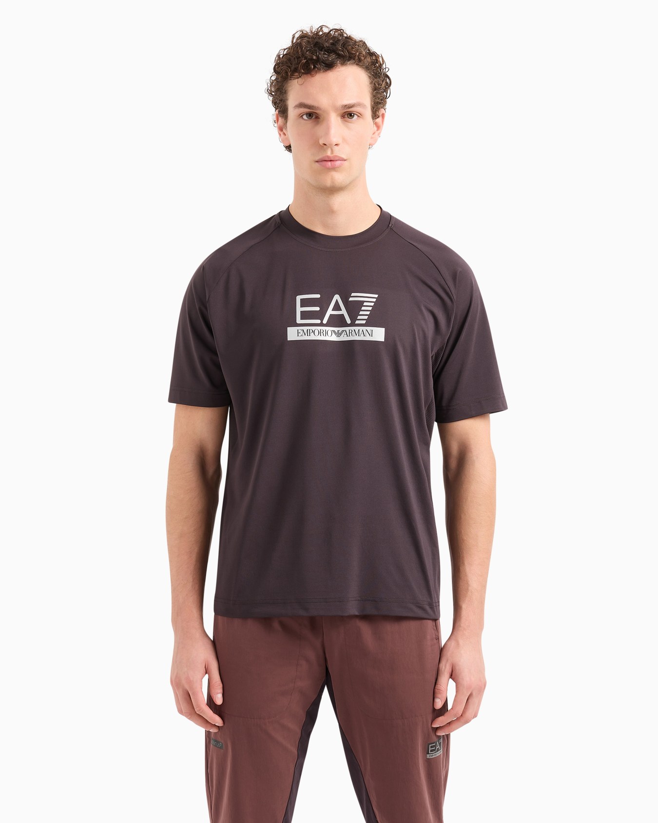 Dynamic Athlete crew-neck T-shirt in VENTUS7 technical fabric Slide 1