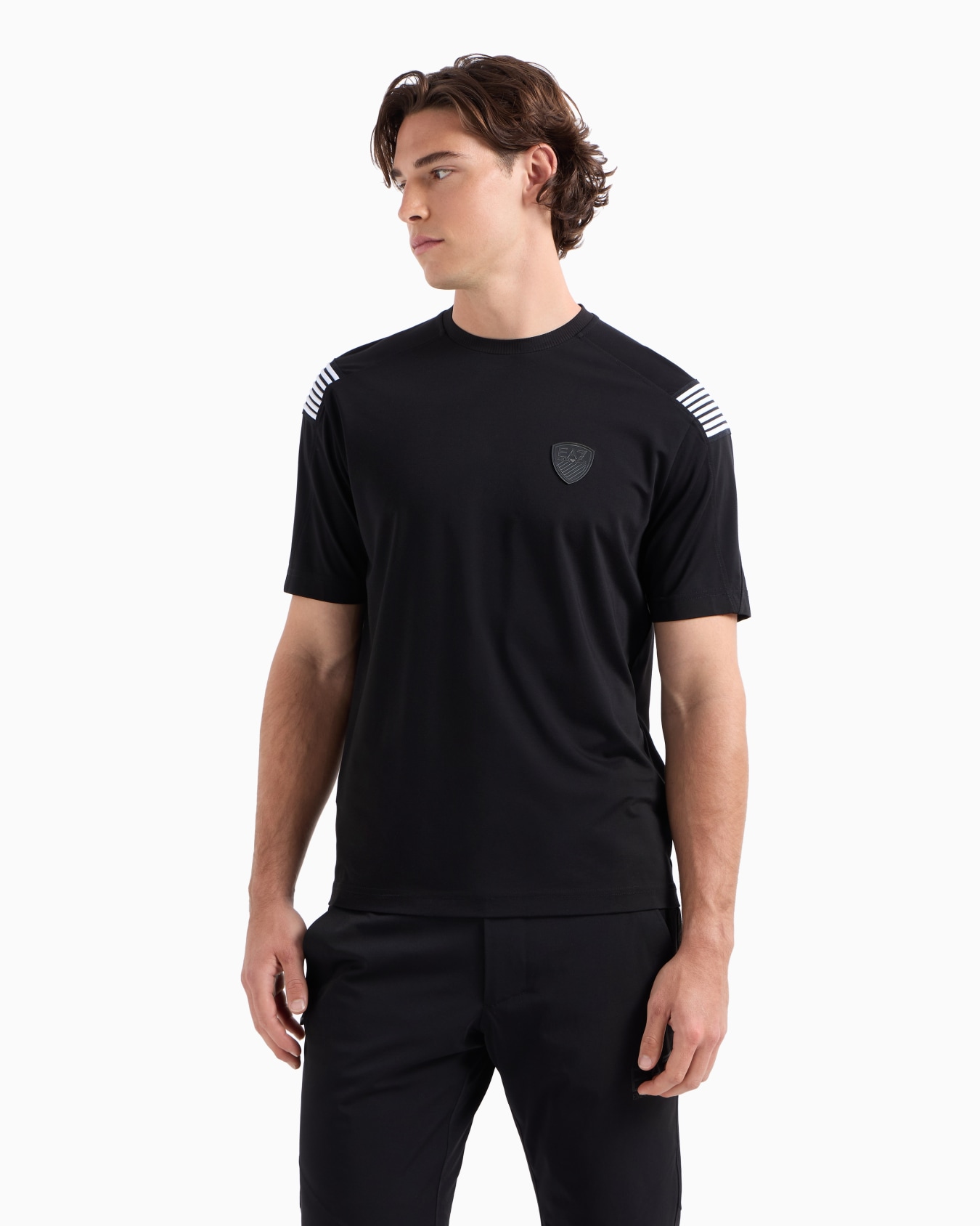 Soccer viscose-blend crew-neck T-shirt Slide 1