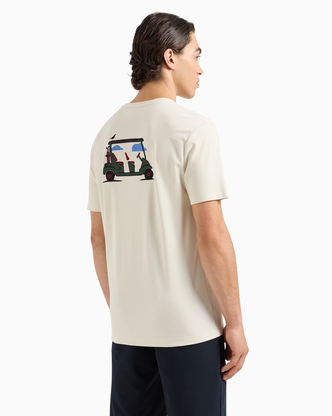 T-shirt Golf Pro en mélange de viscose stretch Diapositive 2