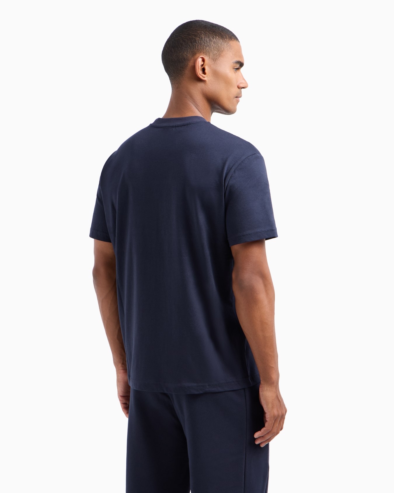 T-shirt girocollo Athletic Colour Block in cotone organico Slide 2