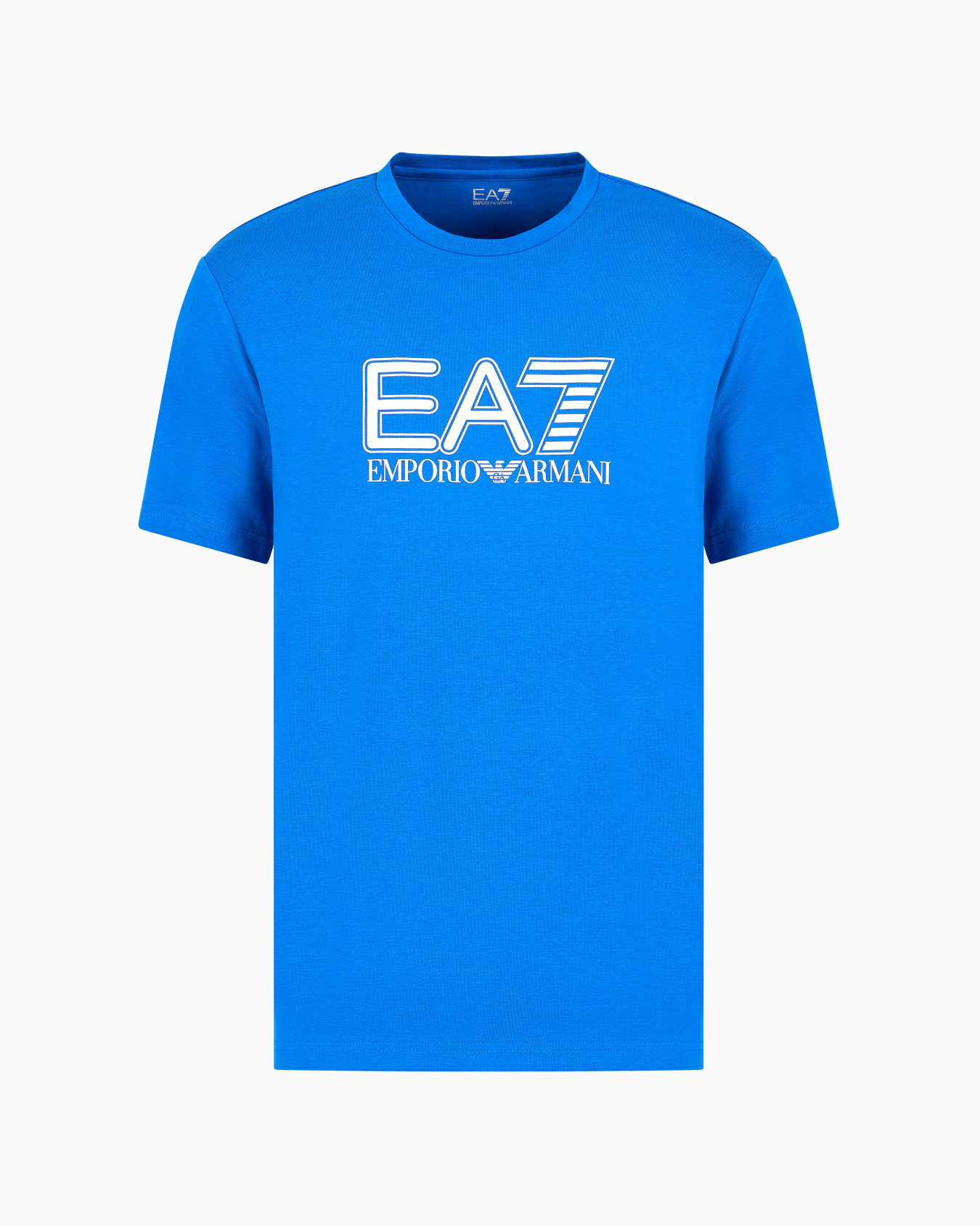 Visibility stretch-cotton, short-sleeved crew-neck T-shirt Slide 0