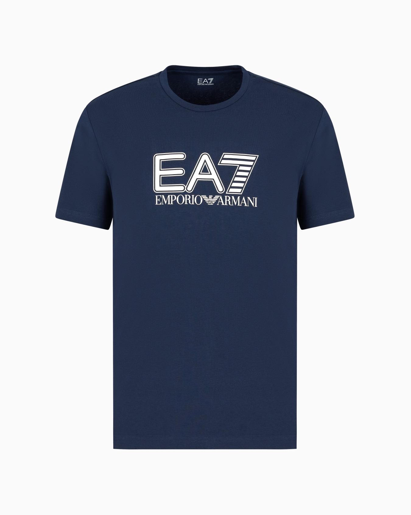 Visibility stretch-cotton, short-sleeved crew-neck T-shirt Slide 0
