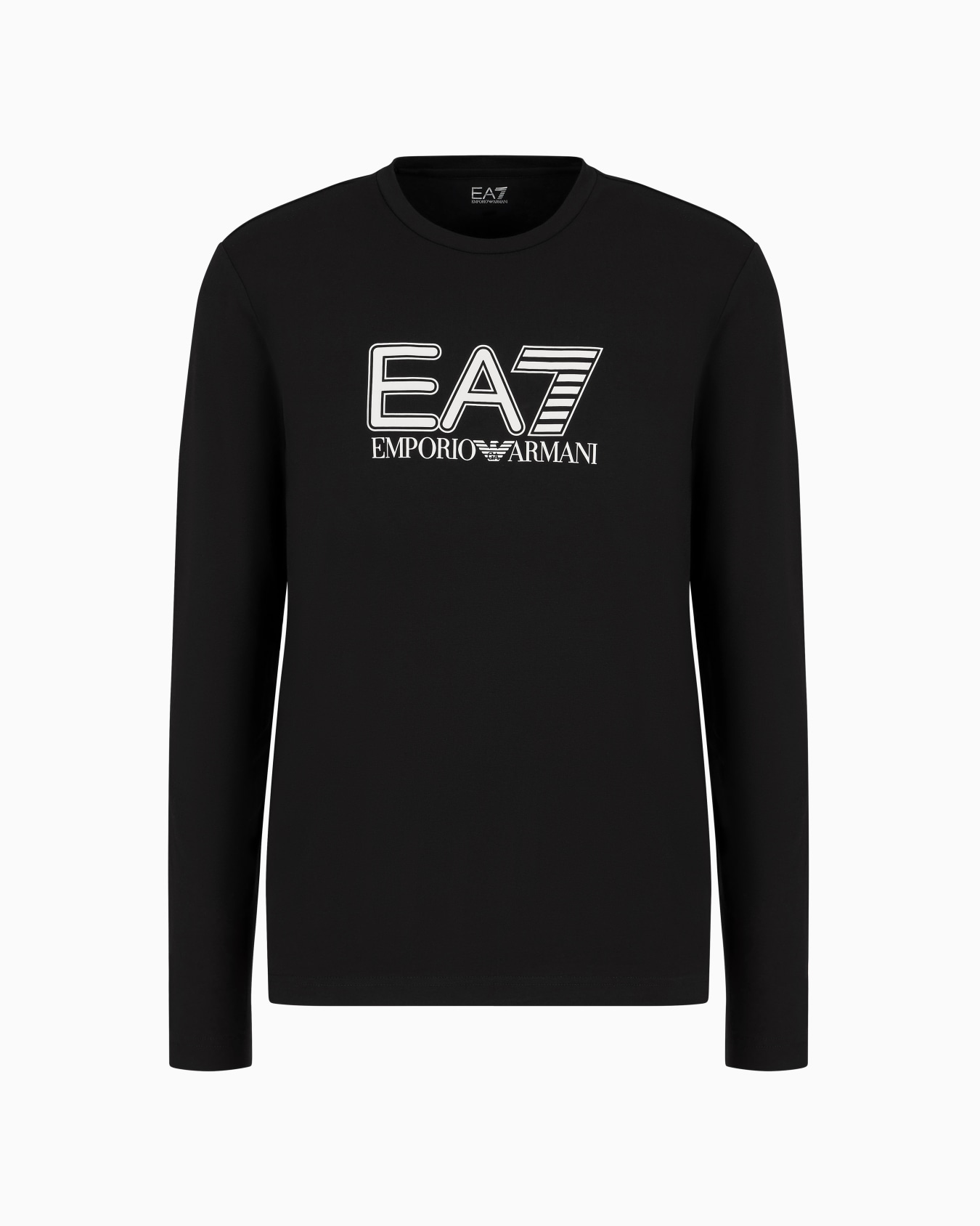 Visibility stretch-cotton long-sleeved crew-neck T-shirt Slide 0
