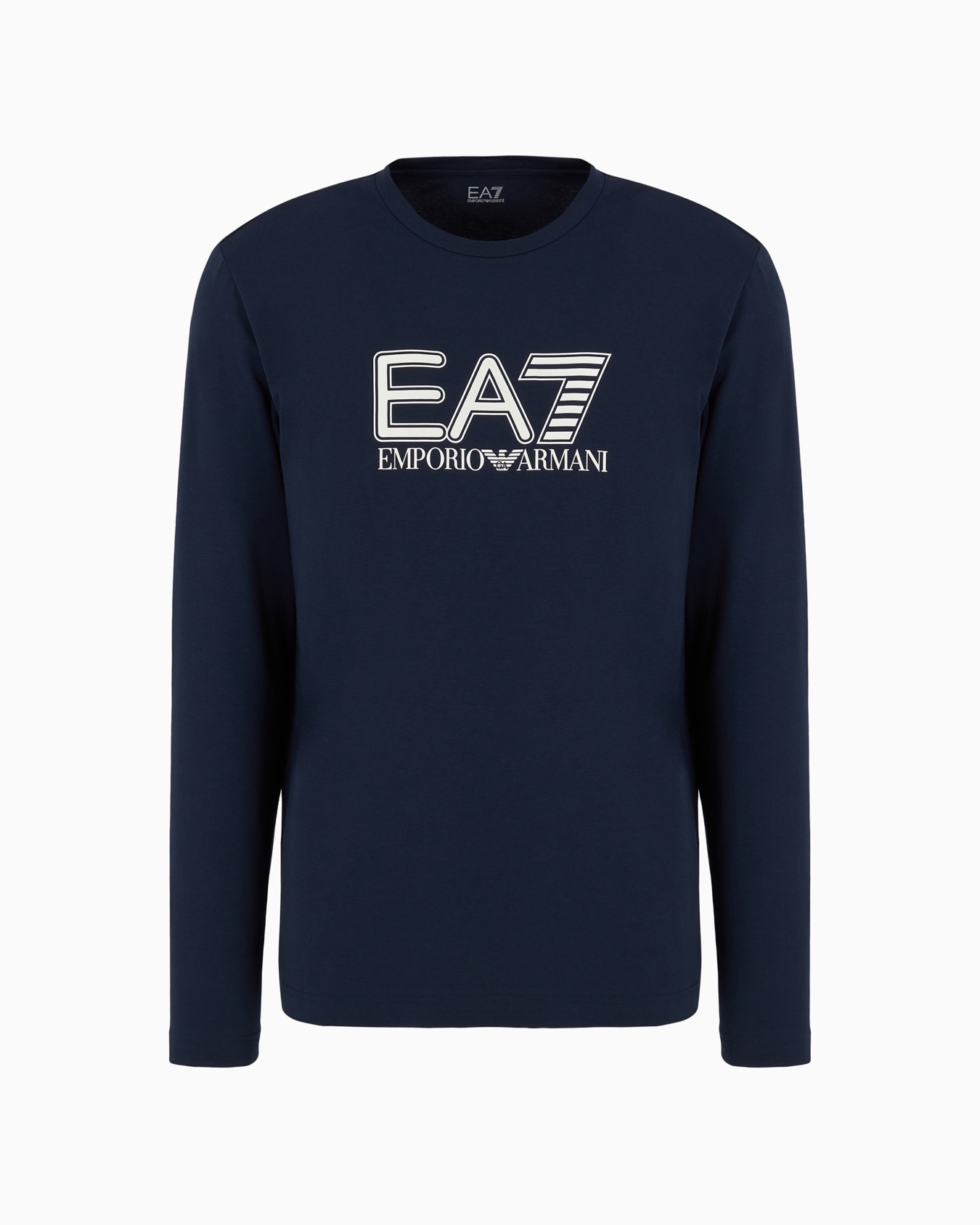 Visibility stretch-cotton long-sleeved crew-neck T-shirt Slide 0