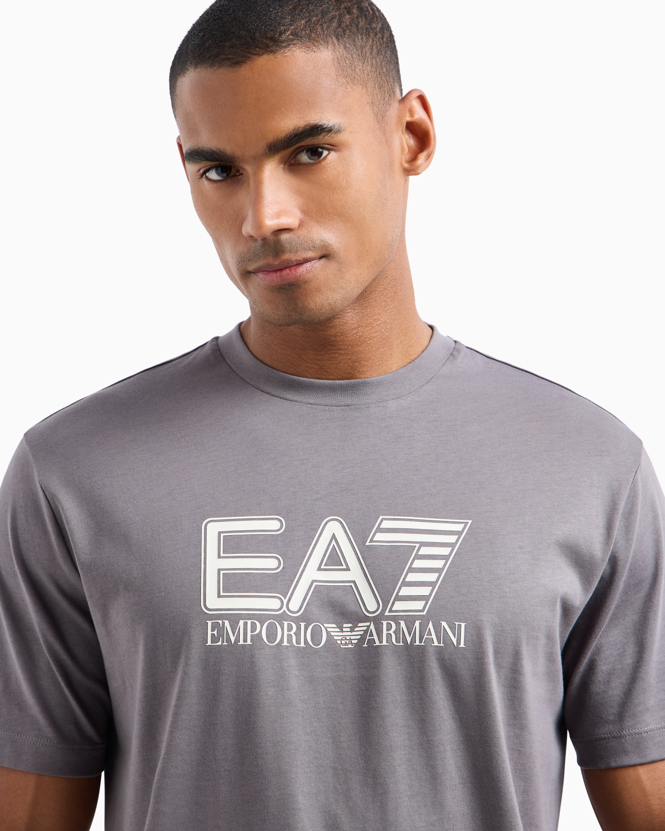 Visibility cotton-jersey crew-neck T-shirt Slide 4