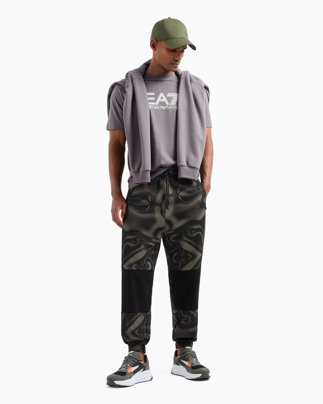 Visibility cotton-jersey crew-neck T-shirt Slide 3