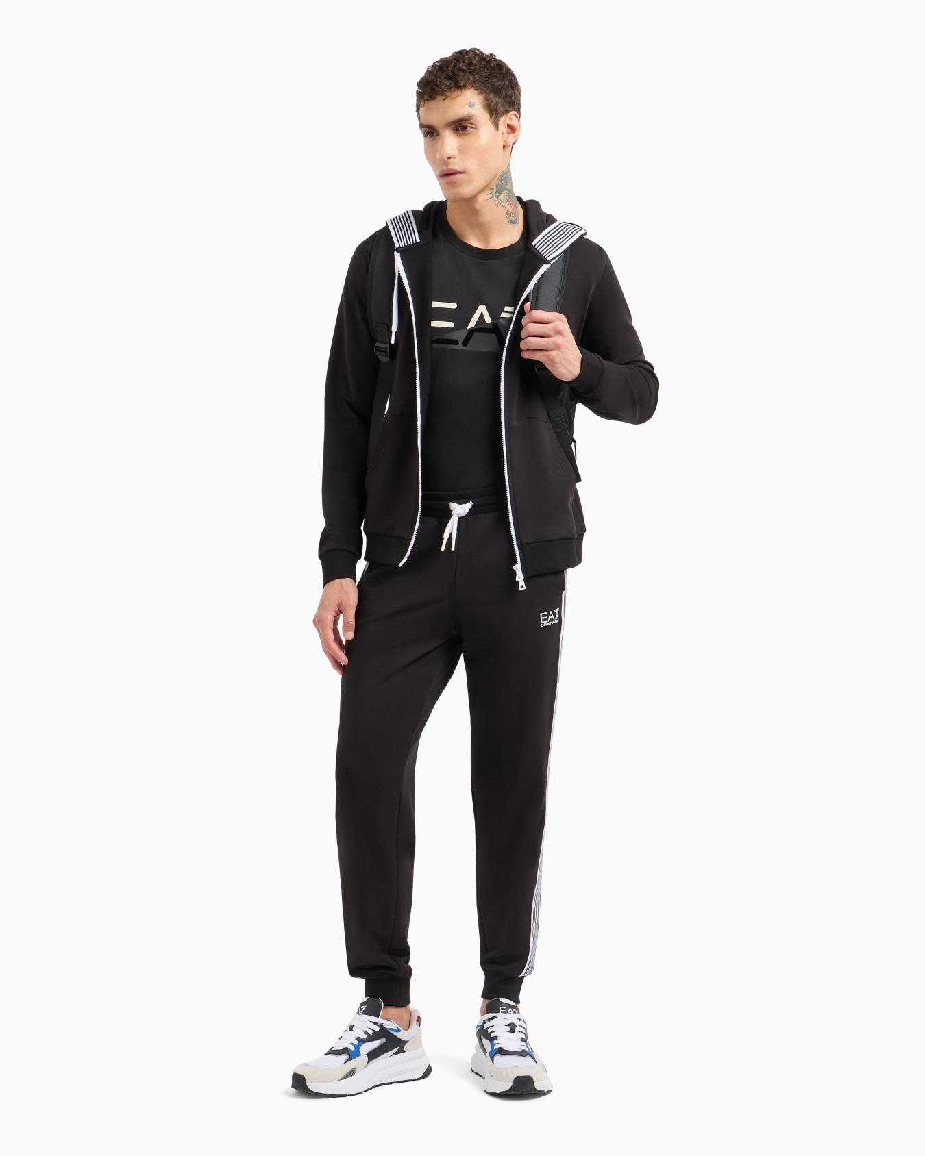 Stretch cotton-blend 7 Lines tracksuit Slide 4