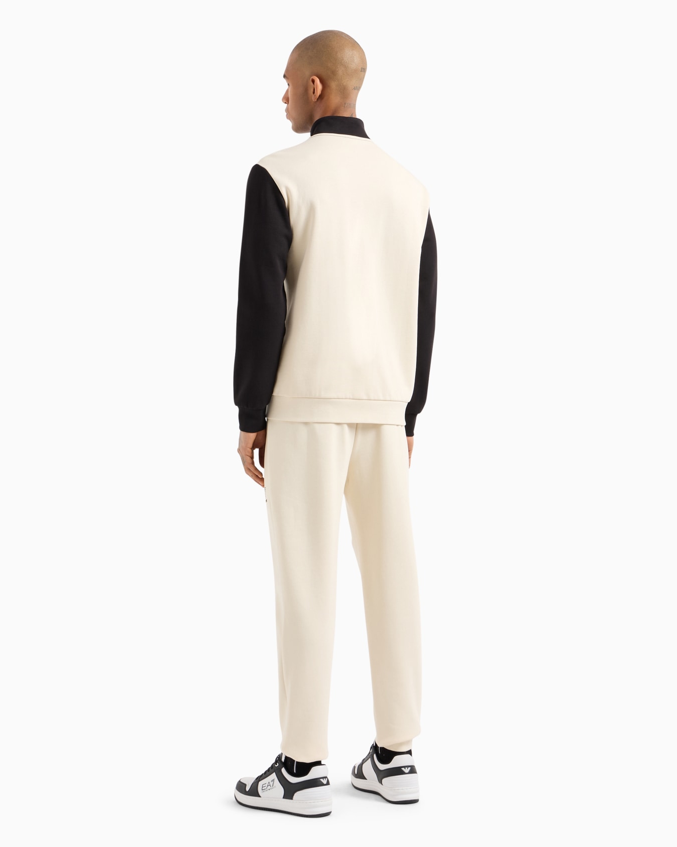 Athletic Colour Block cotton-blend tracksuit | EA7