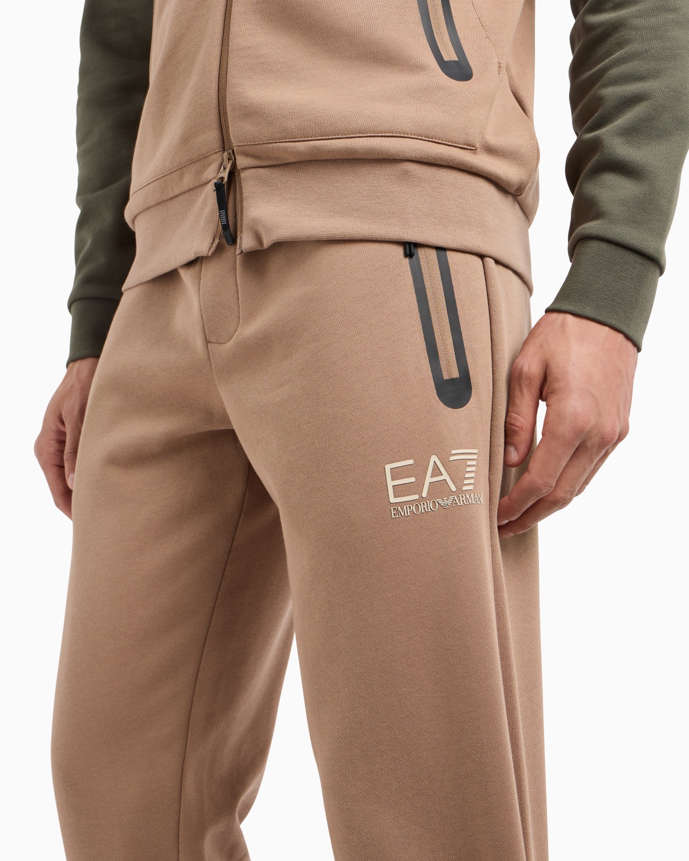Athletic Colour Block cotton-blend tracksuit  Slide 5