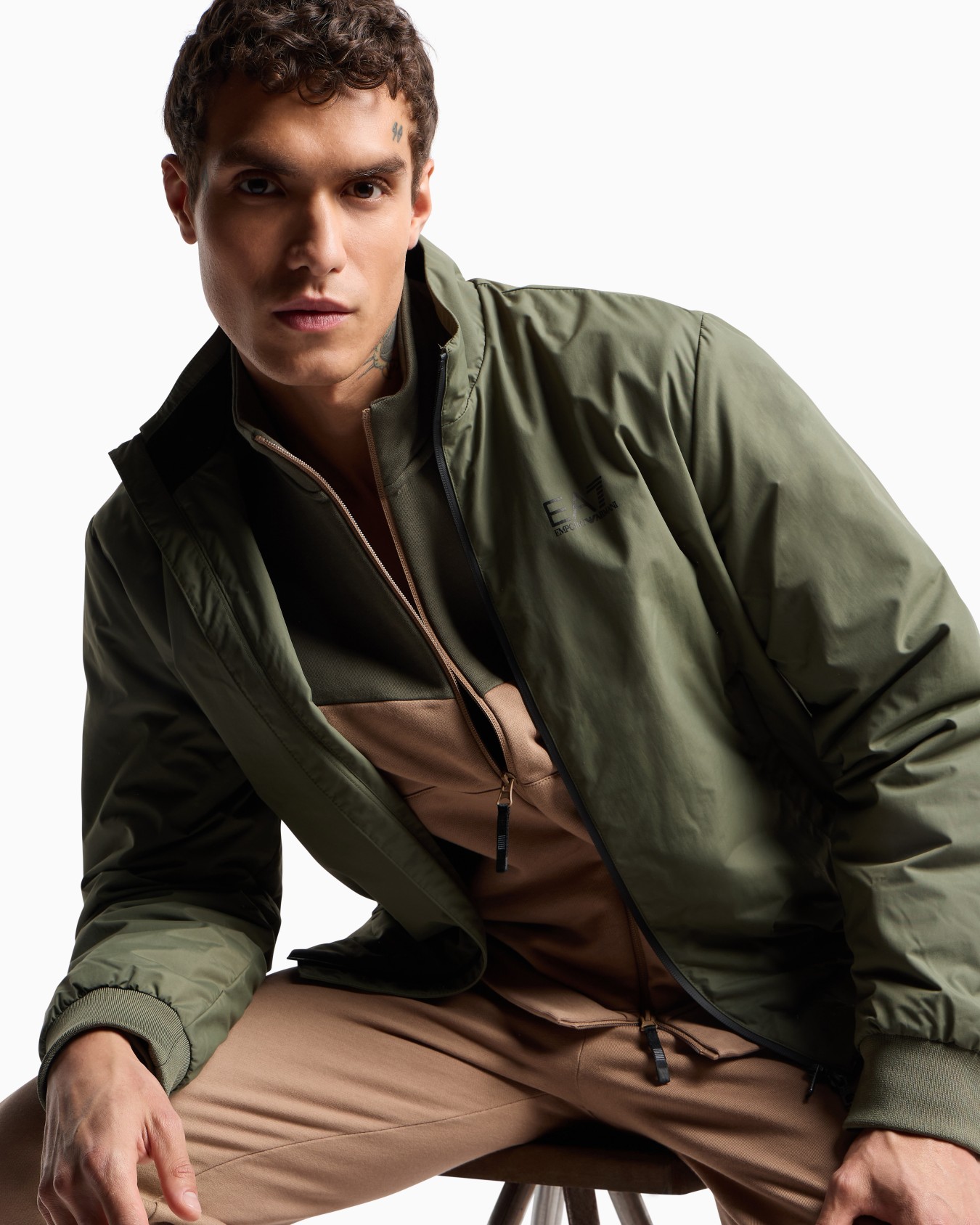 Athletic Colour Block cotton-blend tracksuit  Slide 6