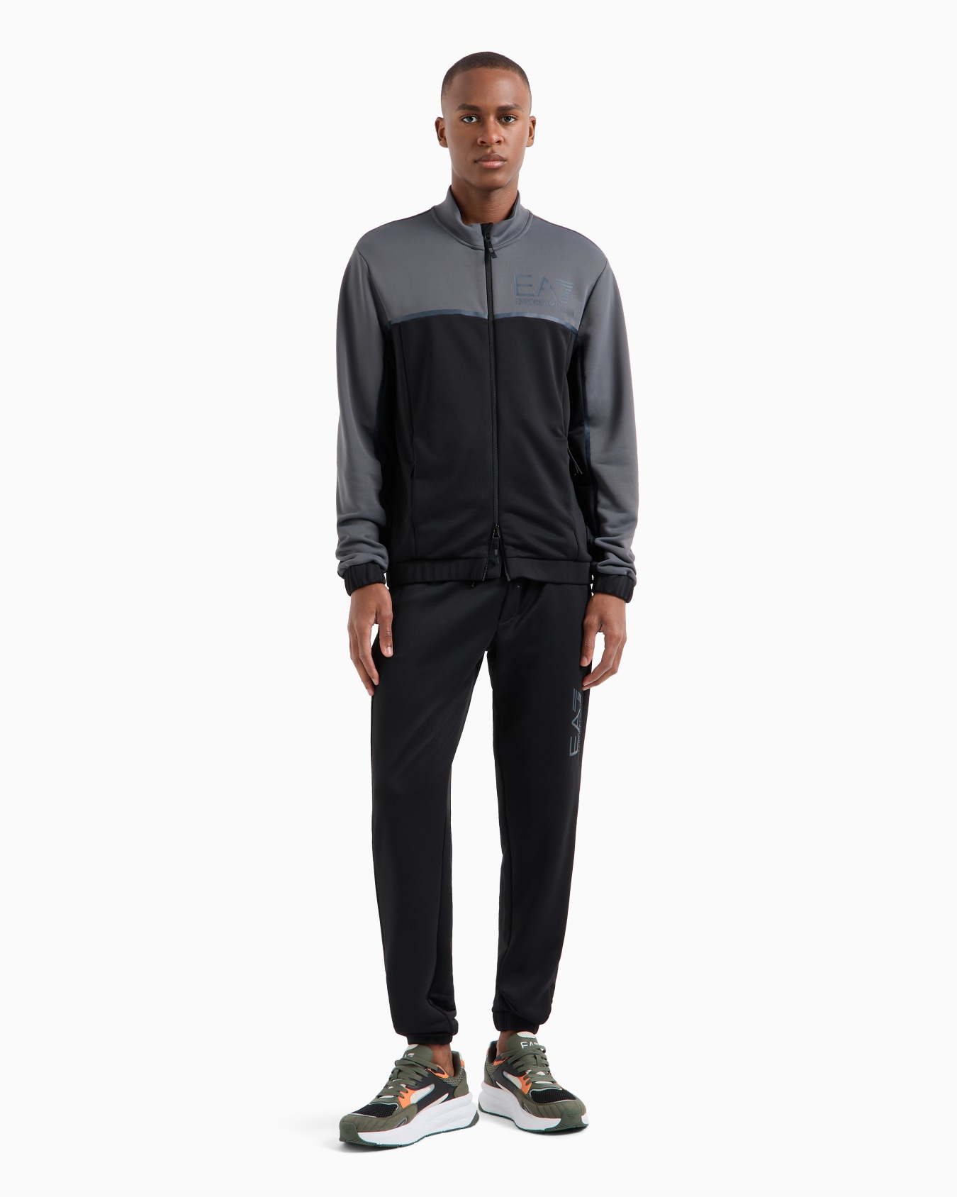Athletic Colour Block technical-fabric tracksuit Slide 1