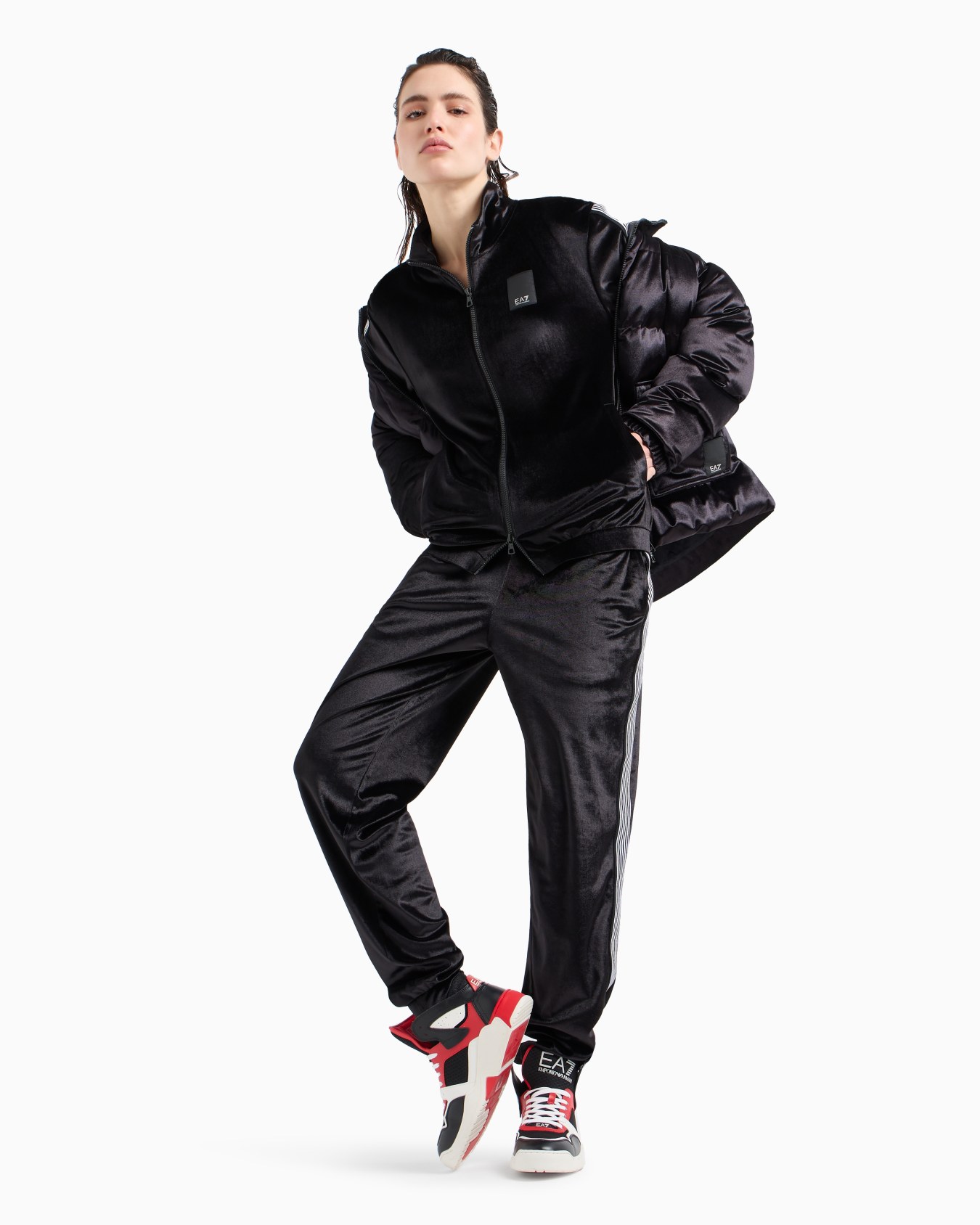 Armani bomber tracksuit discount