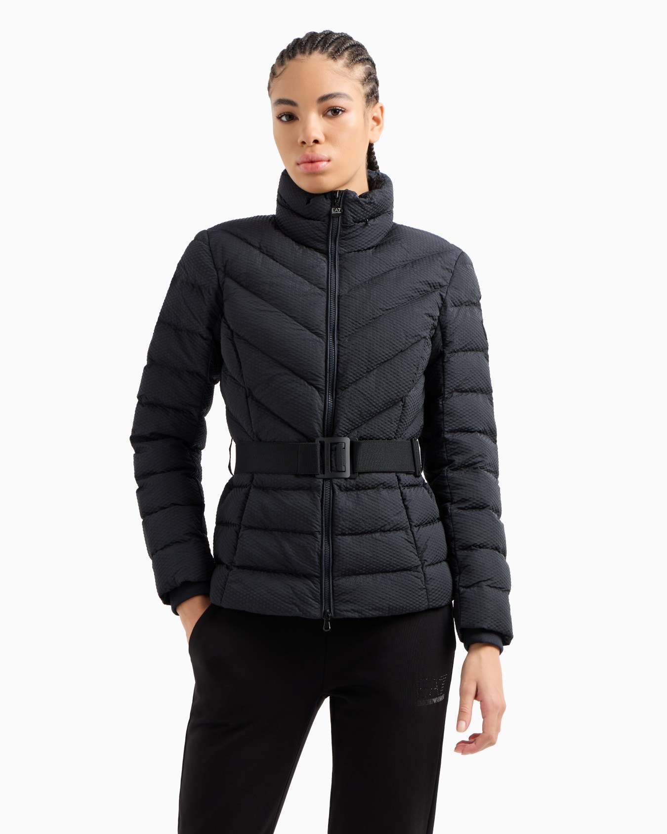 Chaqueta con cinturón y acolchado de CALIDUM7 Diapositiva 1