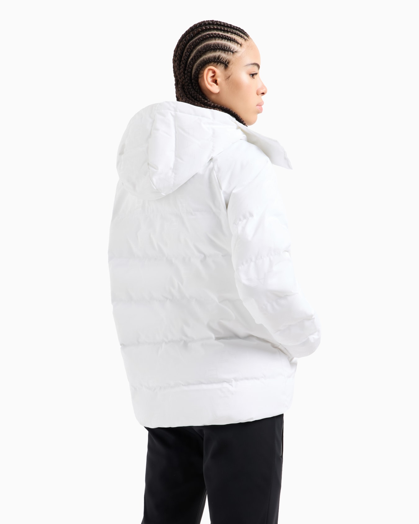 Bomber con capucha y monograma integral Diapositiva 2