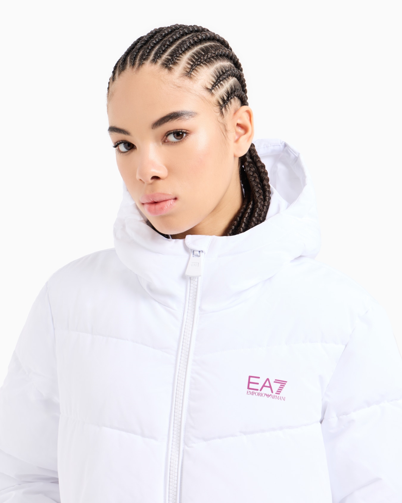 Wattierte Logo Series Jacke aus recyceltem Gewebe Folie 4