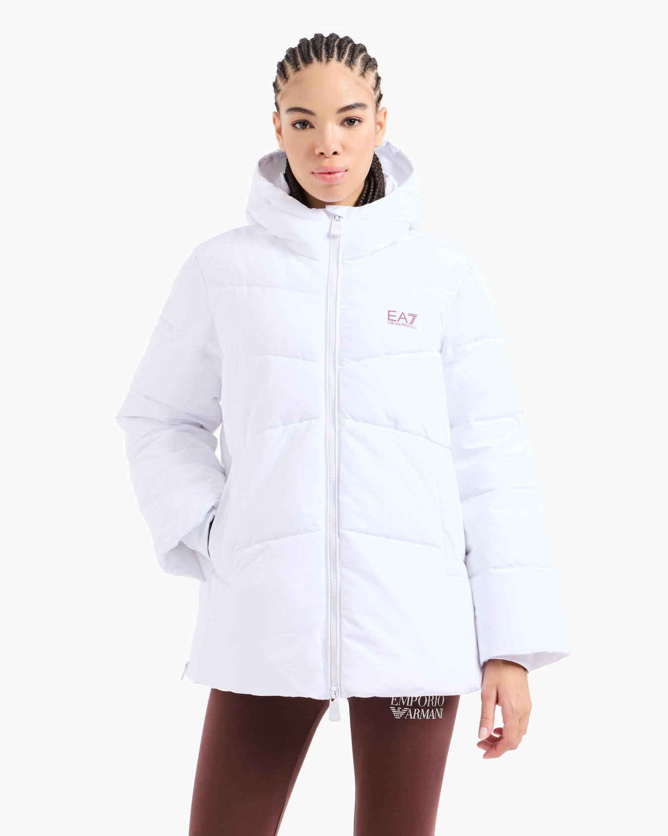 Wattierte Logo Series Jacke aus recyceltem Gewebe Folie 1