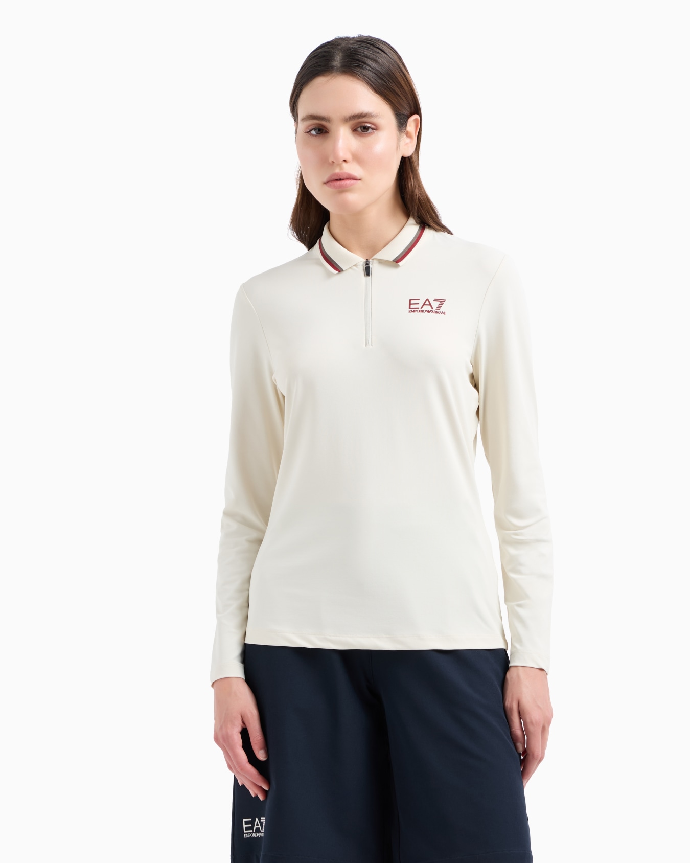 Polo à manches longues Golf Pro en tissu technique VENTUS7 Diapositive 1