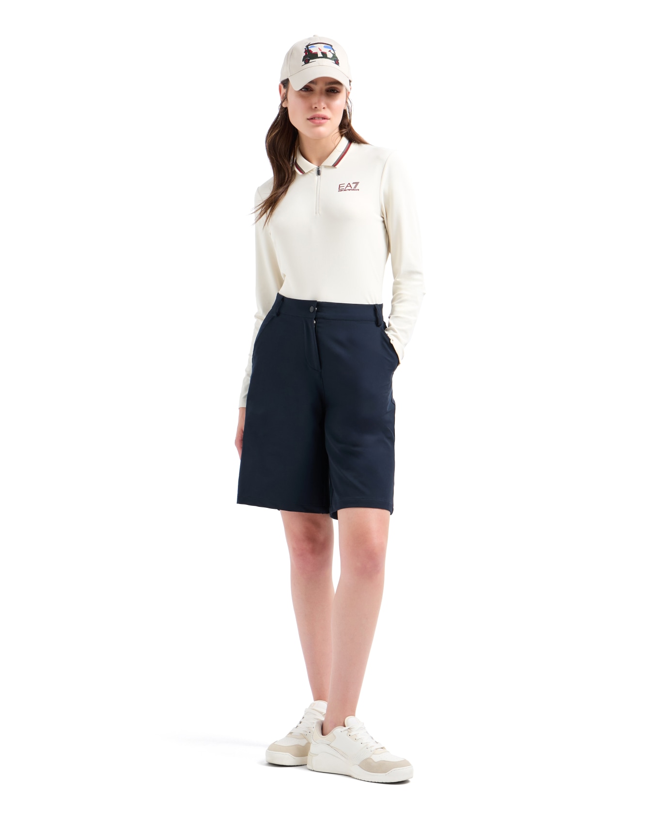 Polo à manches longues Golf Pro en tissu technique VENTUS7 Diapositive 3