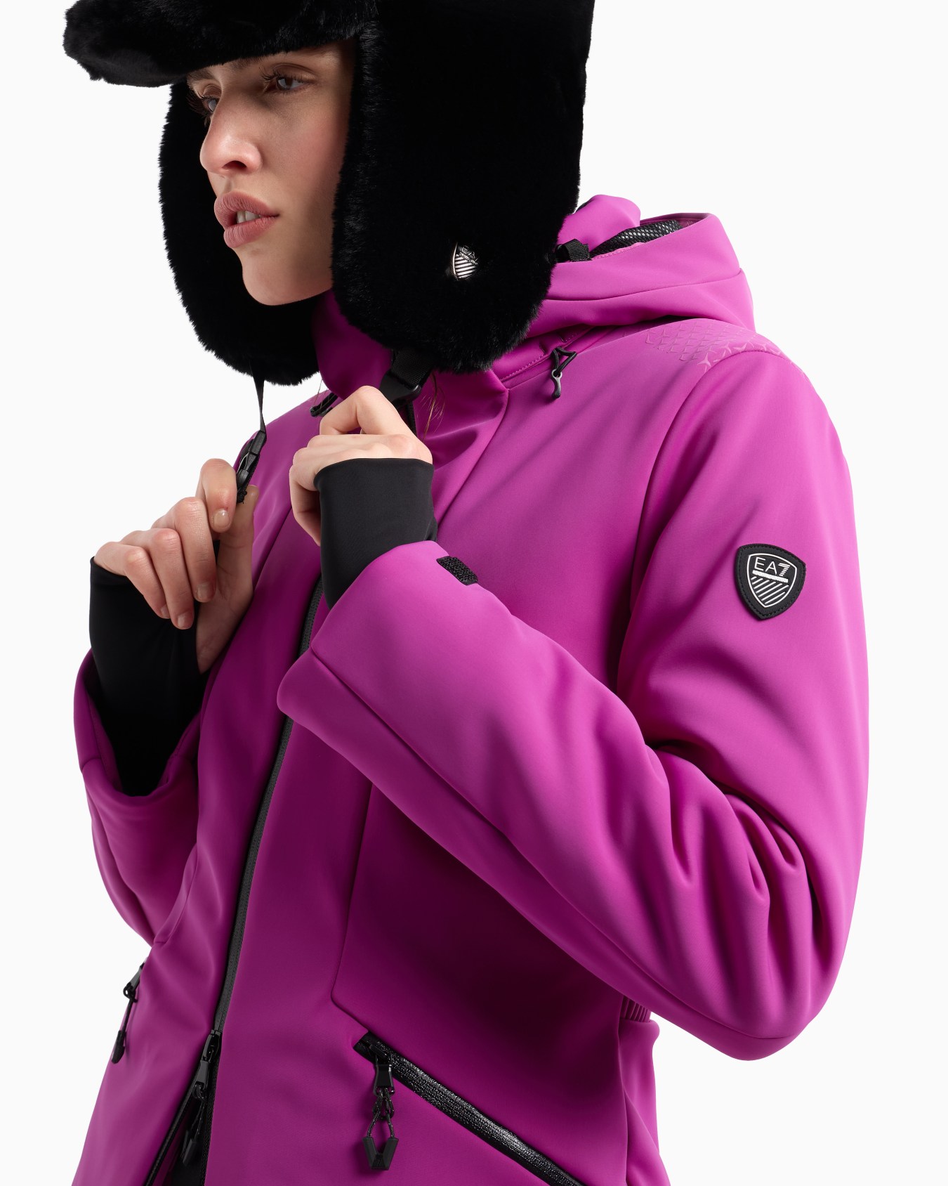 Veste de ski technique matelassée en STRATUM7 Diapositive 5