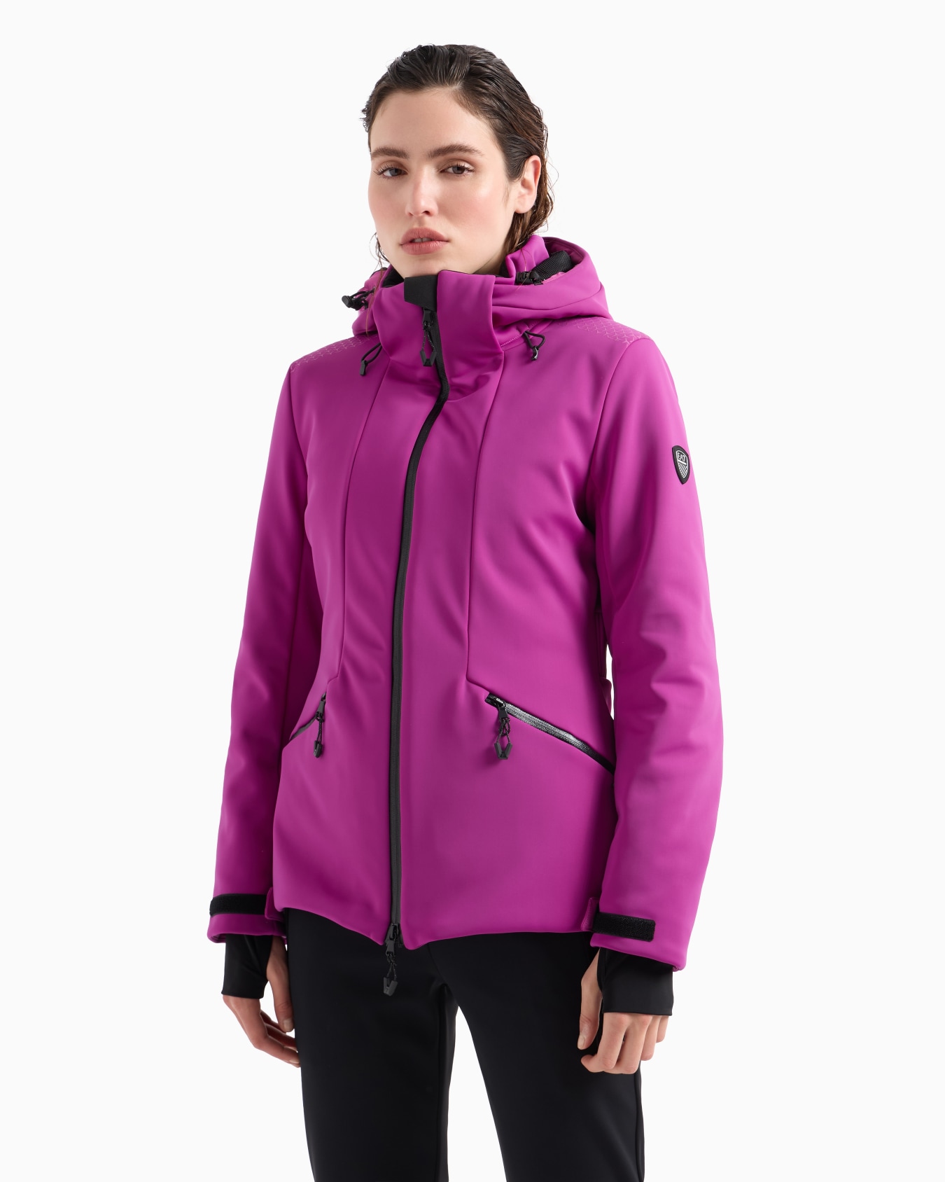 Veste de ski technique matelassée en STRATUM7 Diapositive 1