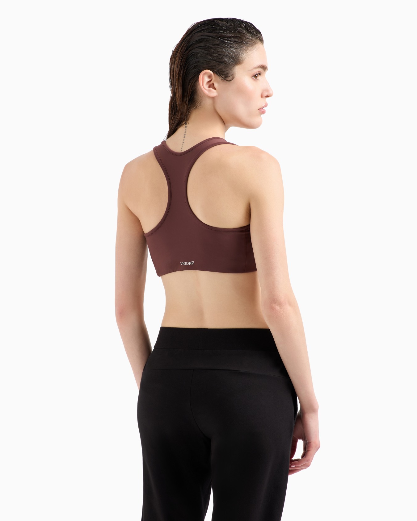 Sujetador deportivo Dynamic Athlete de tejido técnico VIGOR7 Diapositiva 2