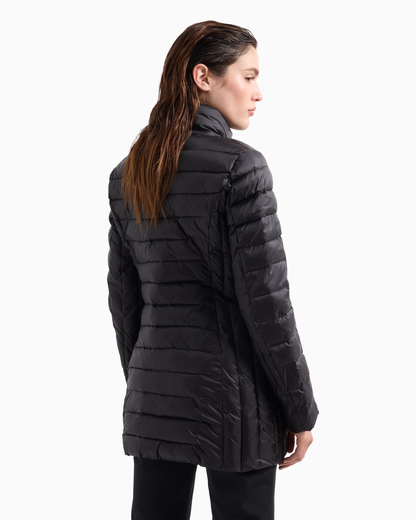 ASV shiny pea coat in CALIDUM7 Slide 2
