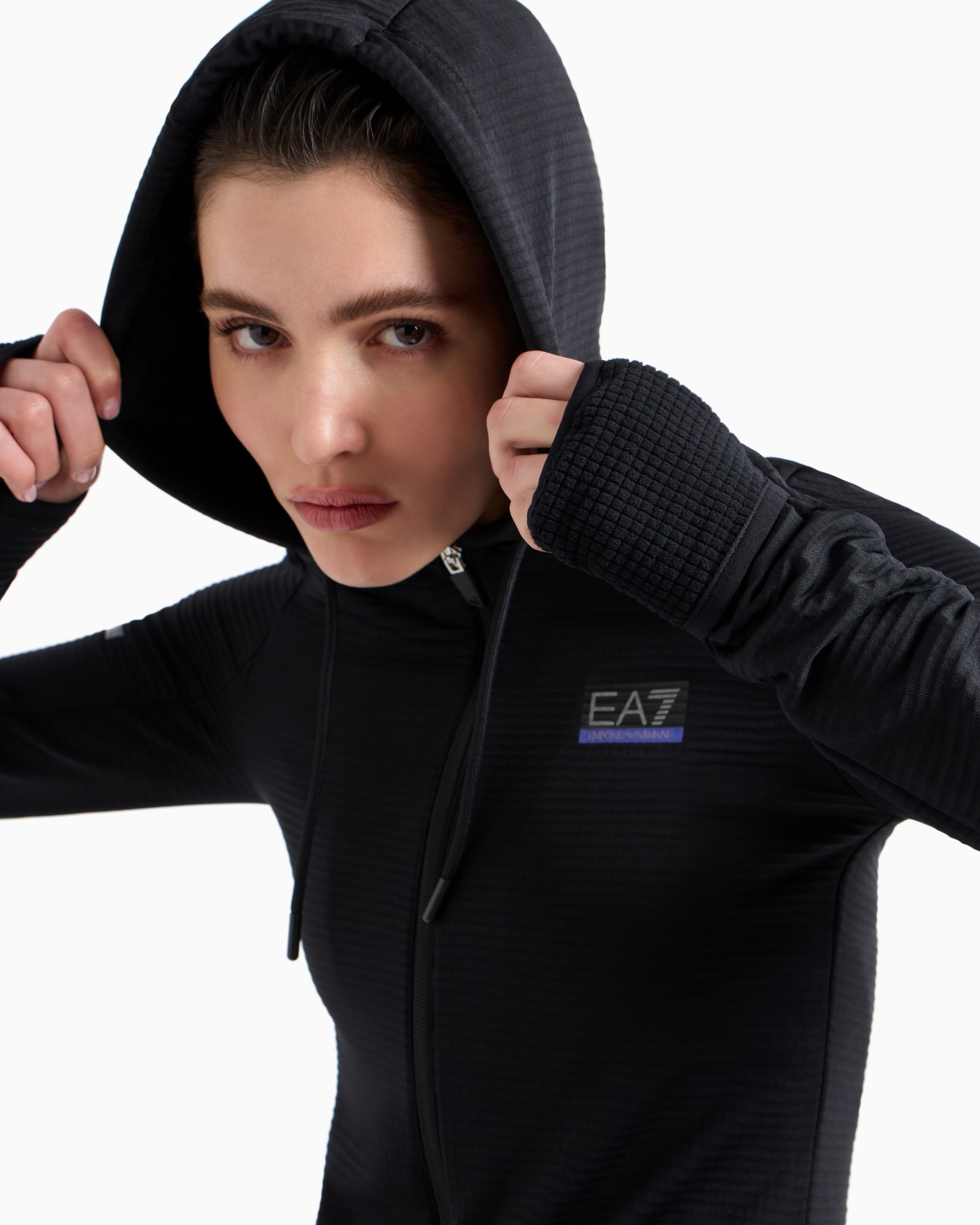 Sweat-shirt à capuche Dynamic Athlete en tissu technique FUROR7 Diapositive 4