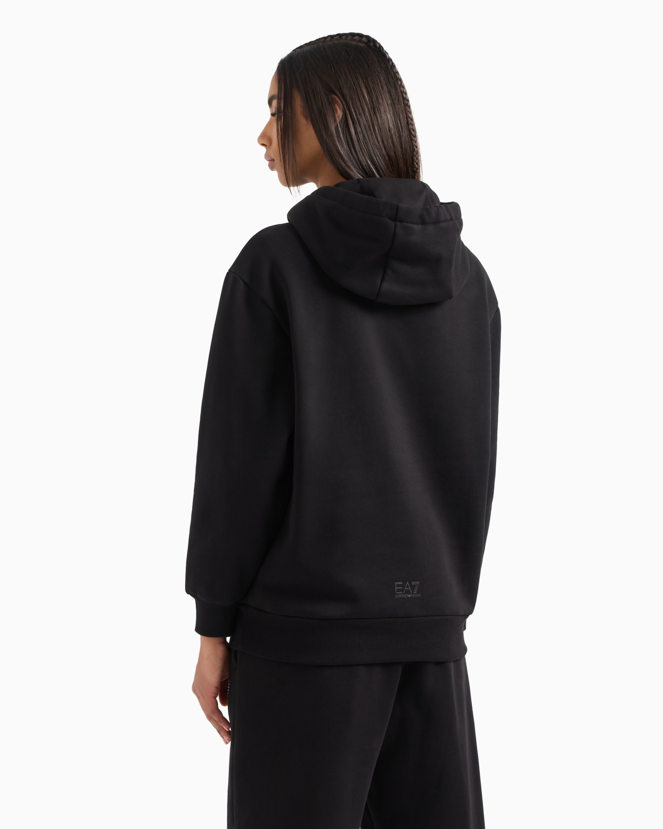 Sweat-shirt à capuche Visibility en coton mélangé Diapositive 2