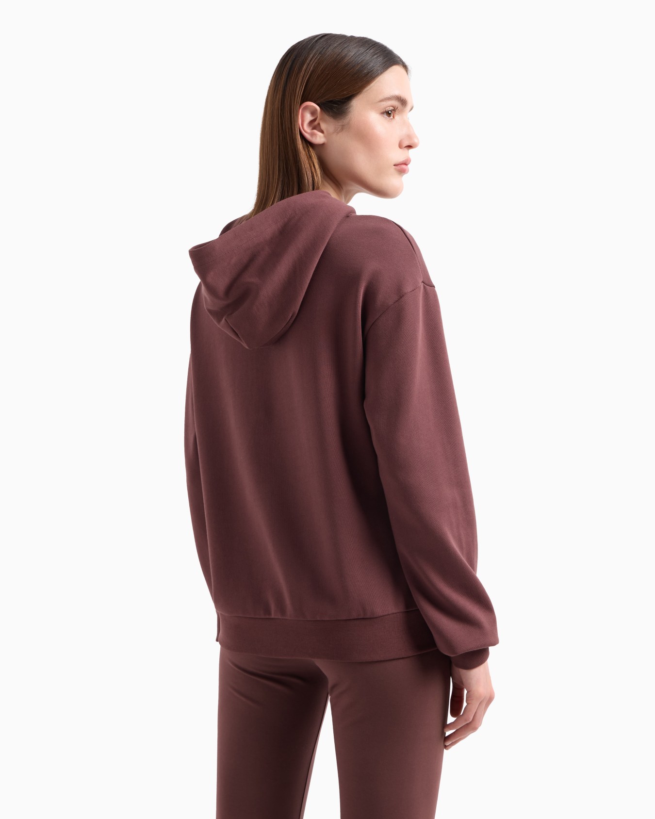 Sweat-shirt à capuche Logo Series en mélange de coton biologique  Diapositive 2