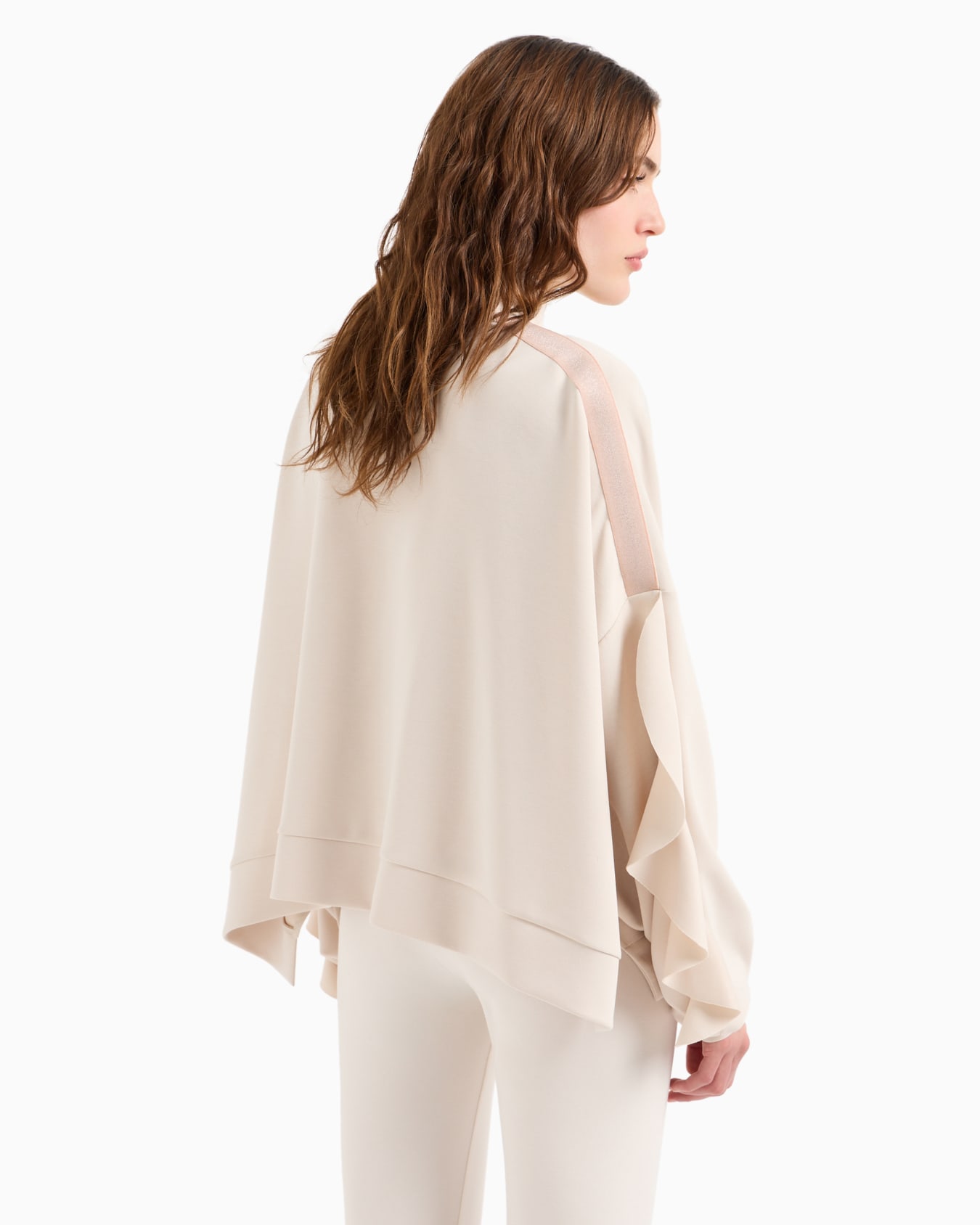 Precious stretch-modal-blend zip-up sweatshirt Slide 2