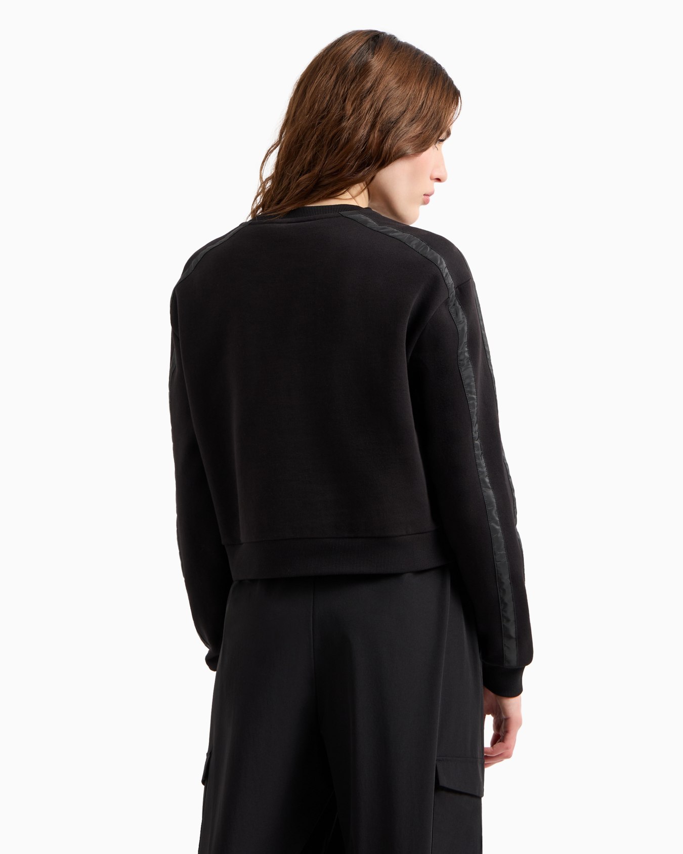 Sweat-shirt ras-du-cou Contemporary Sport en mélange de coton Diapositive 2