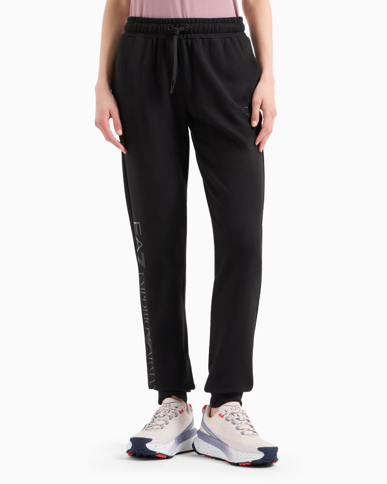 Pantalon de jogging Shiny en coton stretch Diapositive 1