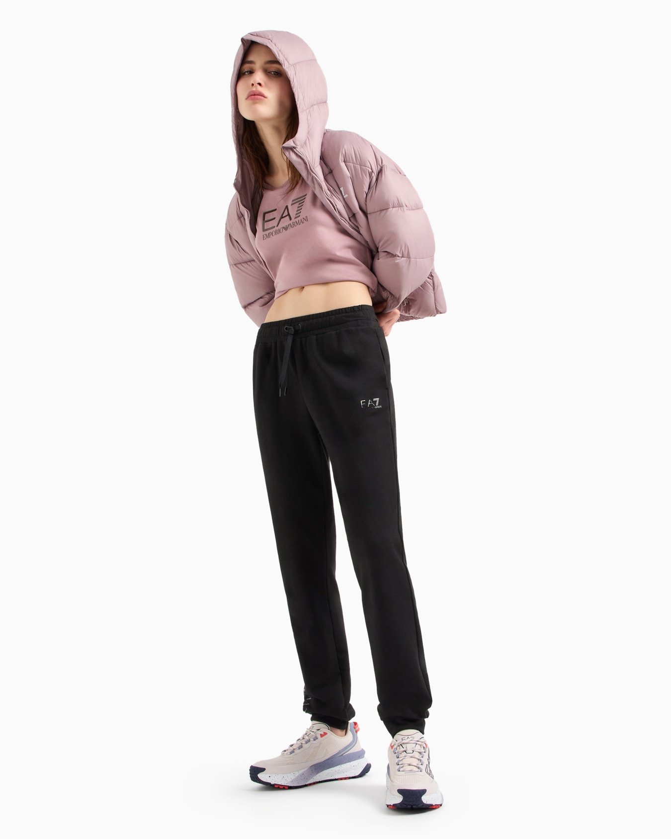 Pantalon de jogging Shiny en coton stretch Diapositive 3