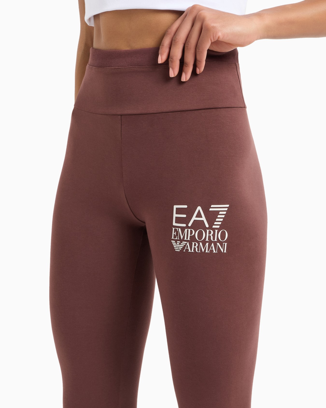 Visibility stretch-cotton leggings Slide 4