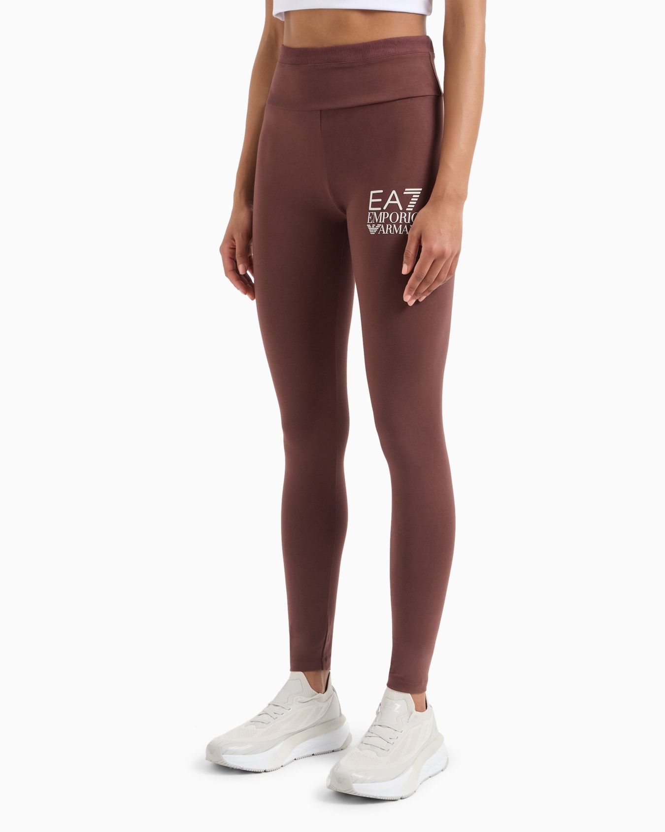 Visibility stretch-cotton leggings Slide 1