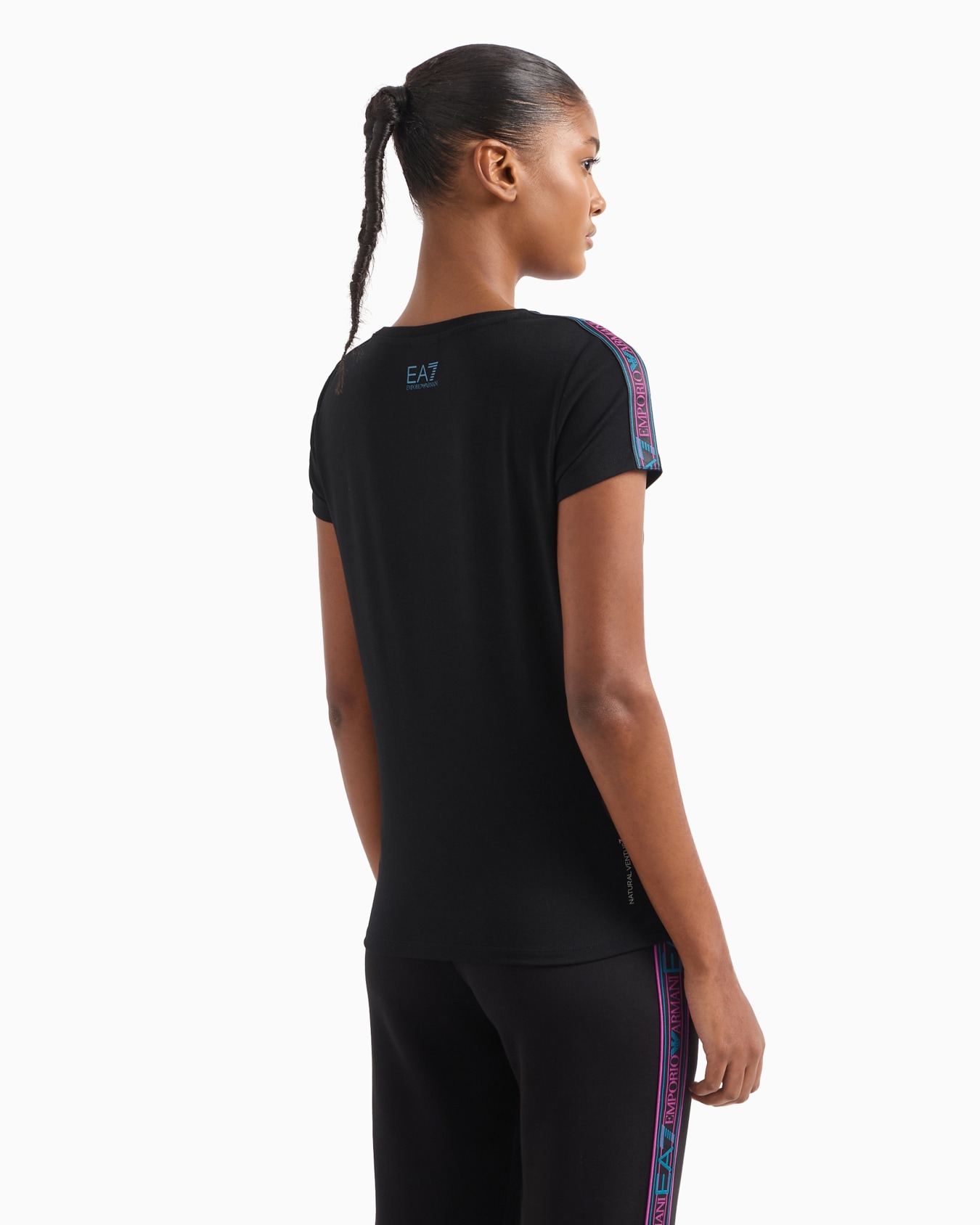 T-shirt ras-du-cou Dynamic Athlete en tissu technique Natural VENTUS7 Diapositive 2