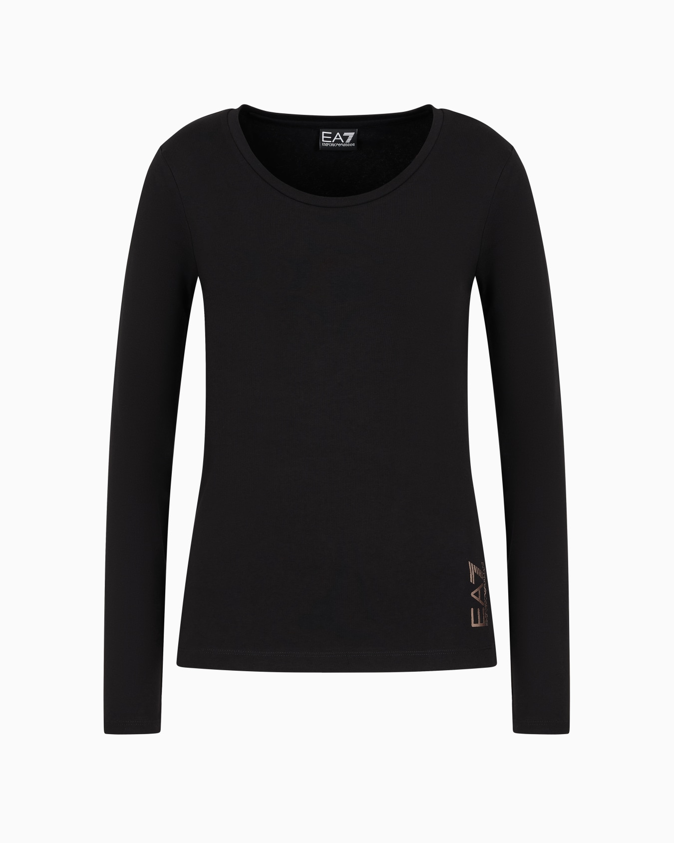 Camiseta de manga larga Core Lady de algodón elástico Diapositiva 0