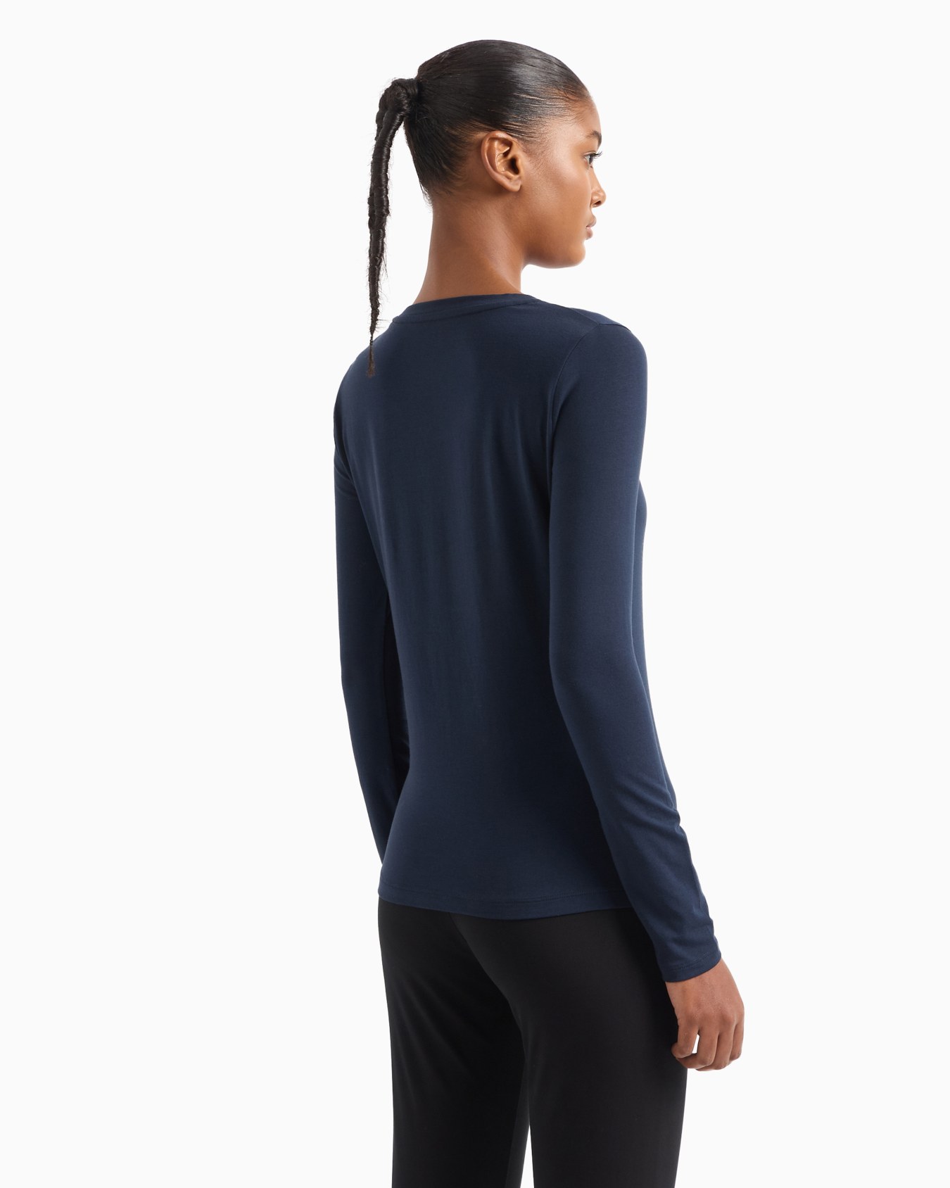 Core Lady stretch-cotton long-sleeved T-shirt Slide 2
