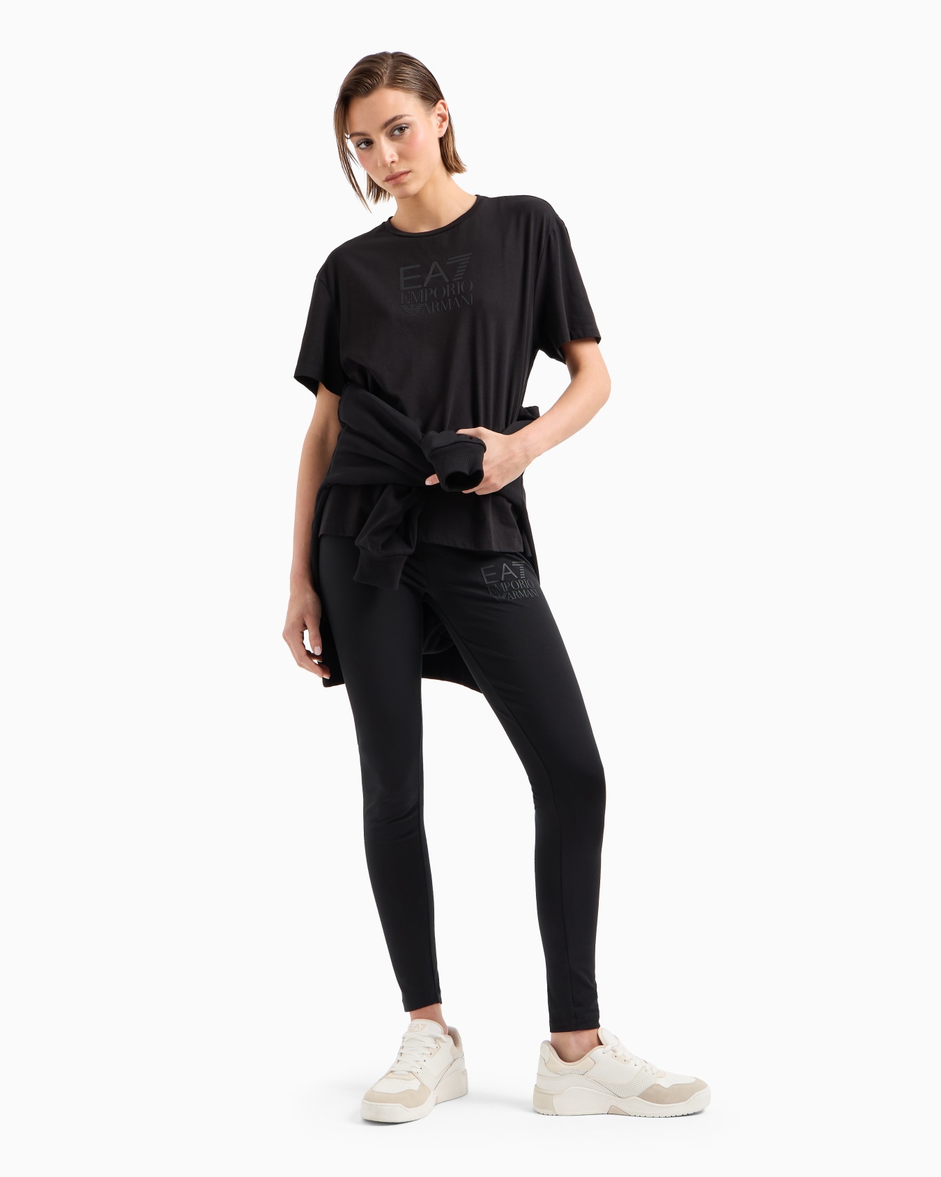 T-shirt à manches courtes Visibility en mélange de coton stretch Diapositive 3