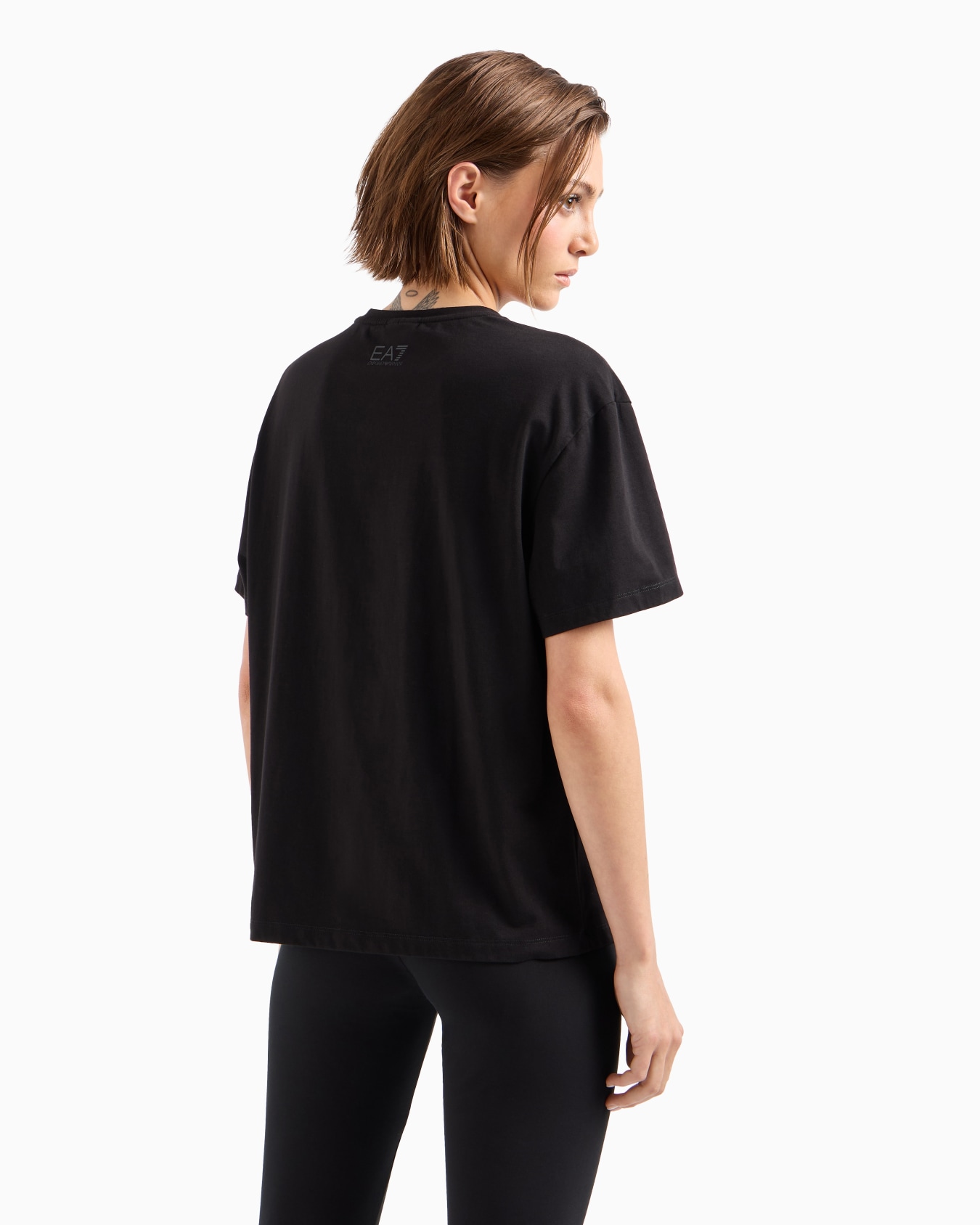 T-shirt à manches courtes Visibility en mélange de coton stretch Diapositive 2