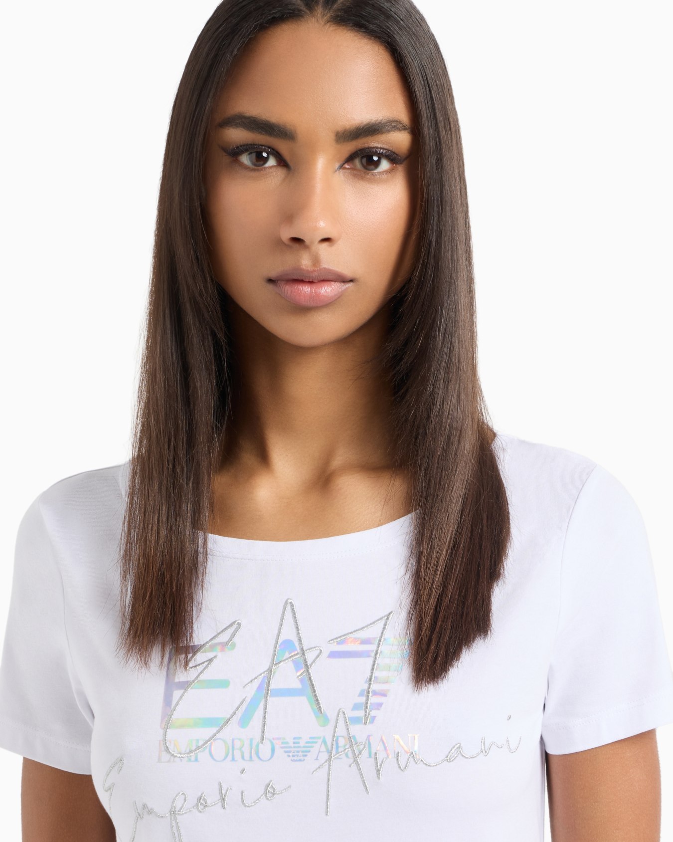 Logo Series stretch-cotton crew-neck T-shirt Slide 4