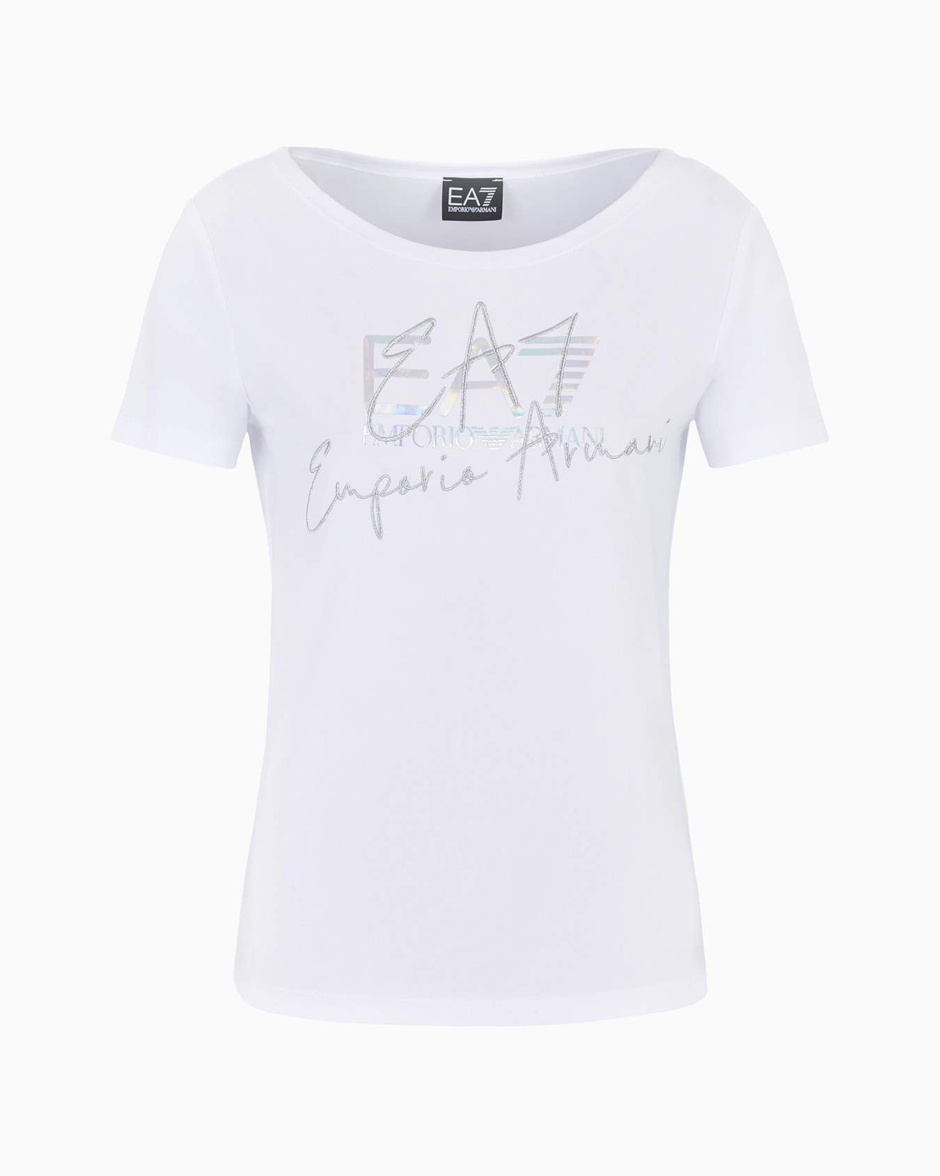 Logo Series stretch-cotton crew-neck T-shirt Slide 0