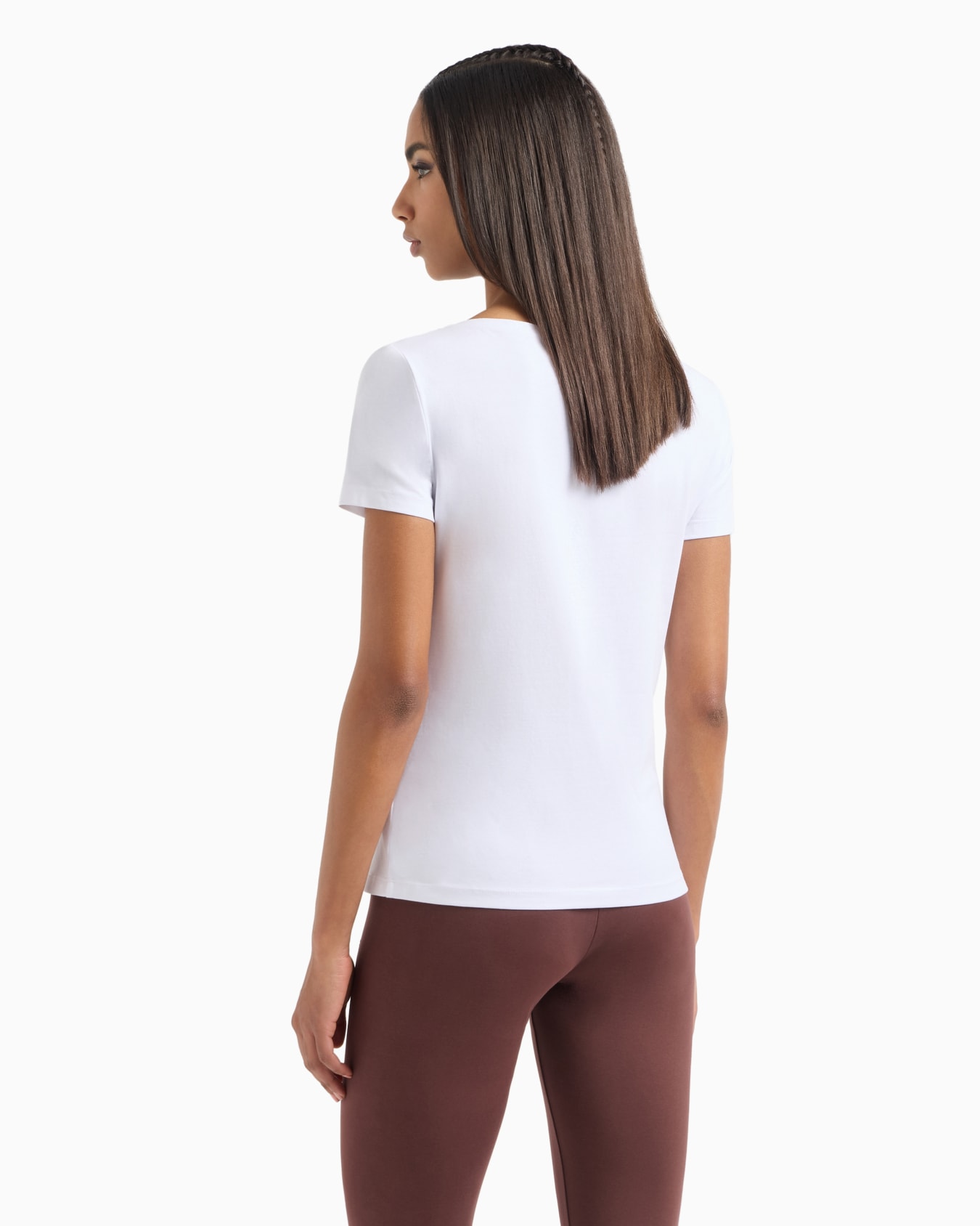 Logo Series stretch-cotton crew-neck T-shirt Slide 2