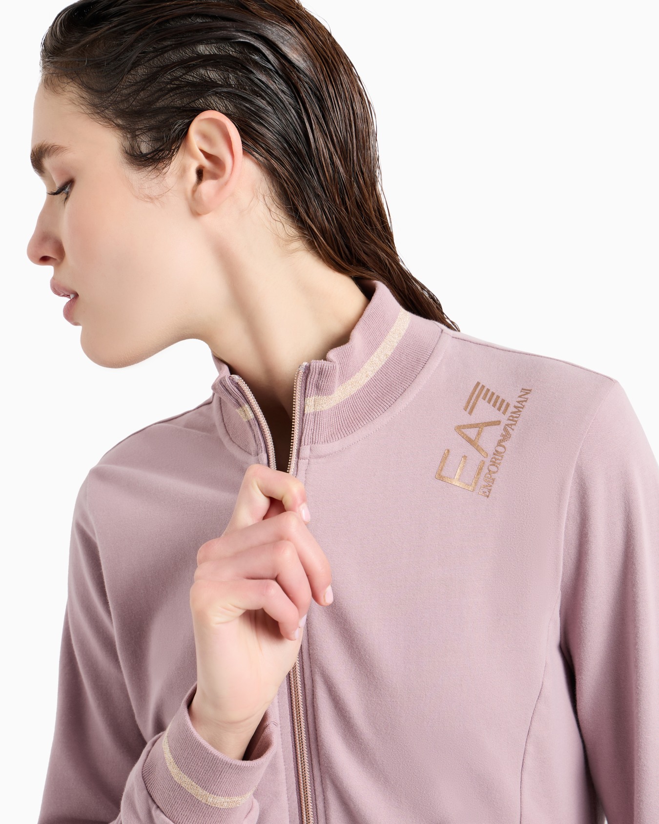 Core Lady stretch-cotton tracksuit Diapositiva 4