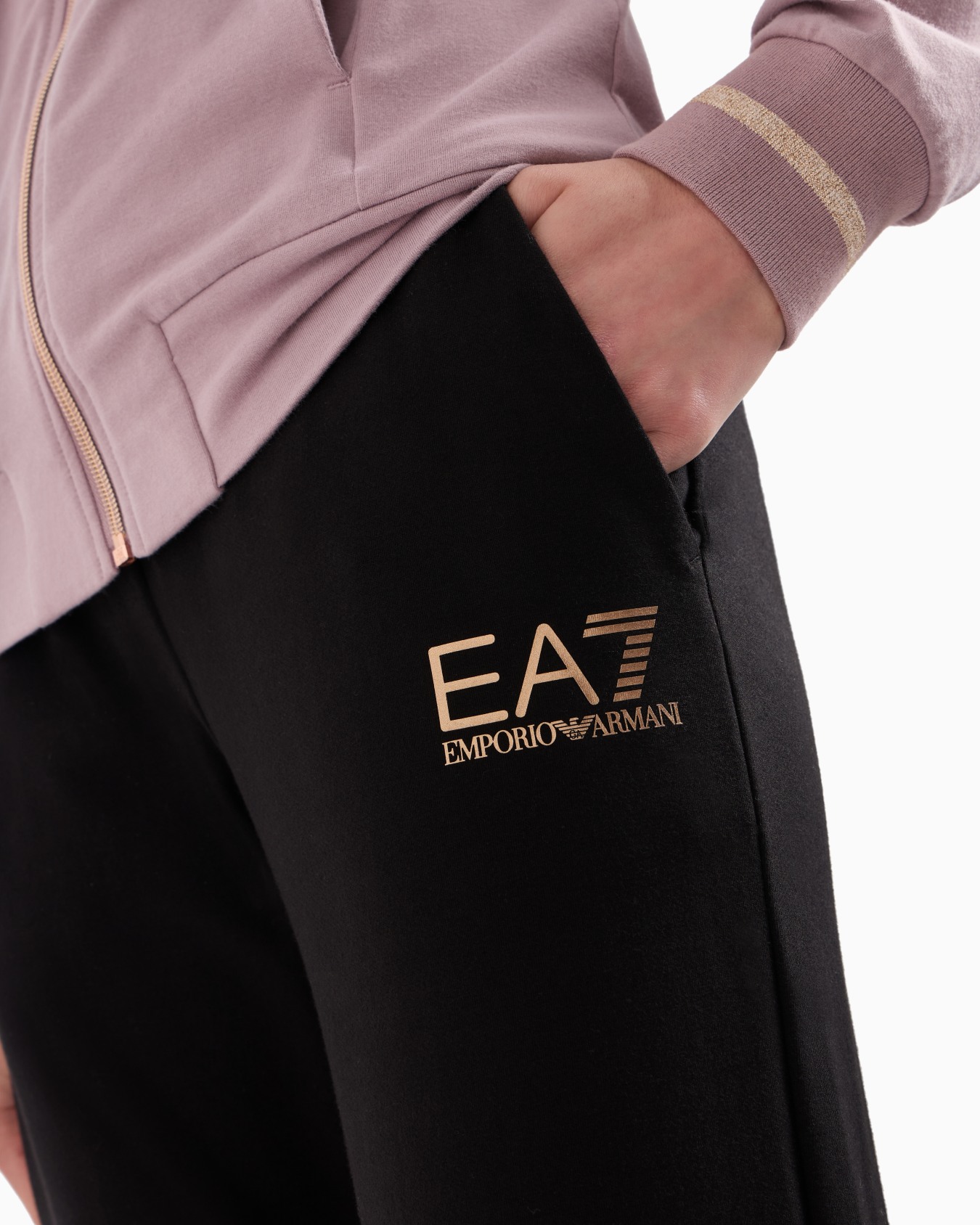 Core Lady stretch-cotton tracksuit Diapositiva 5