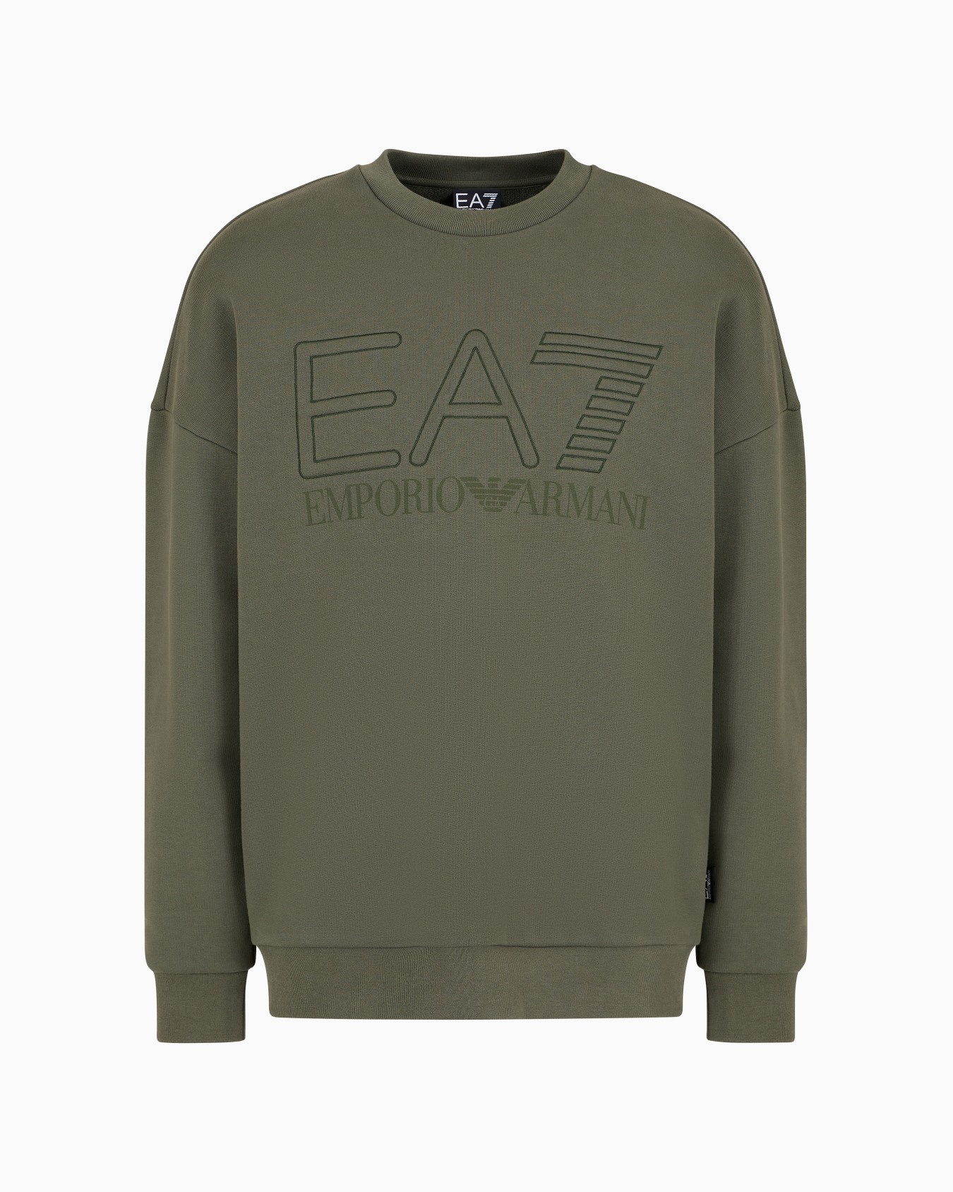 Logo Series Unisex cotton crew-neck sweatshirt Slide 0