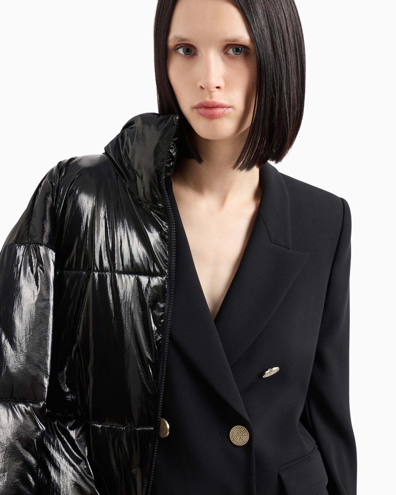Chaqueta de abotonadura sencilla con dos botones Diapositiva 4