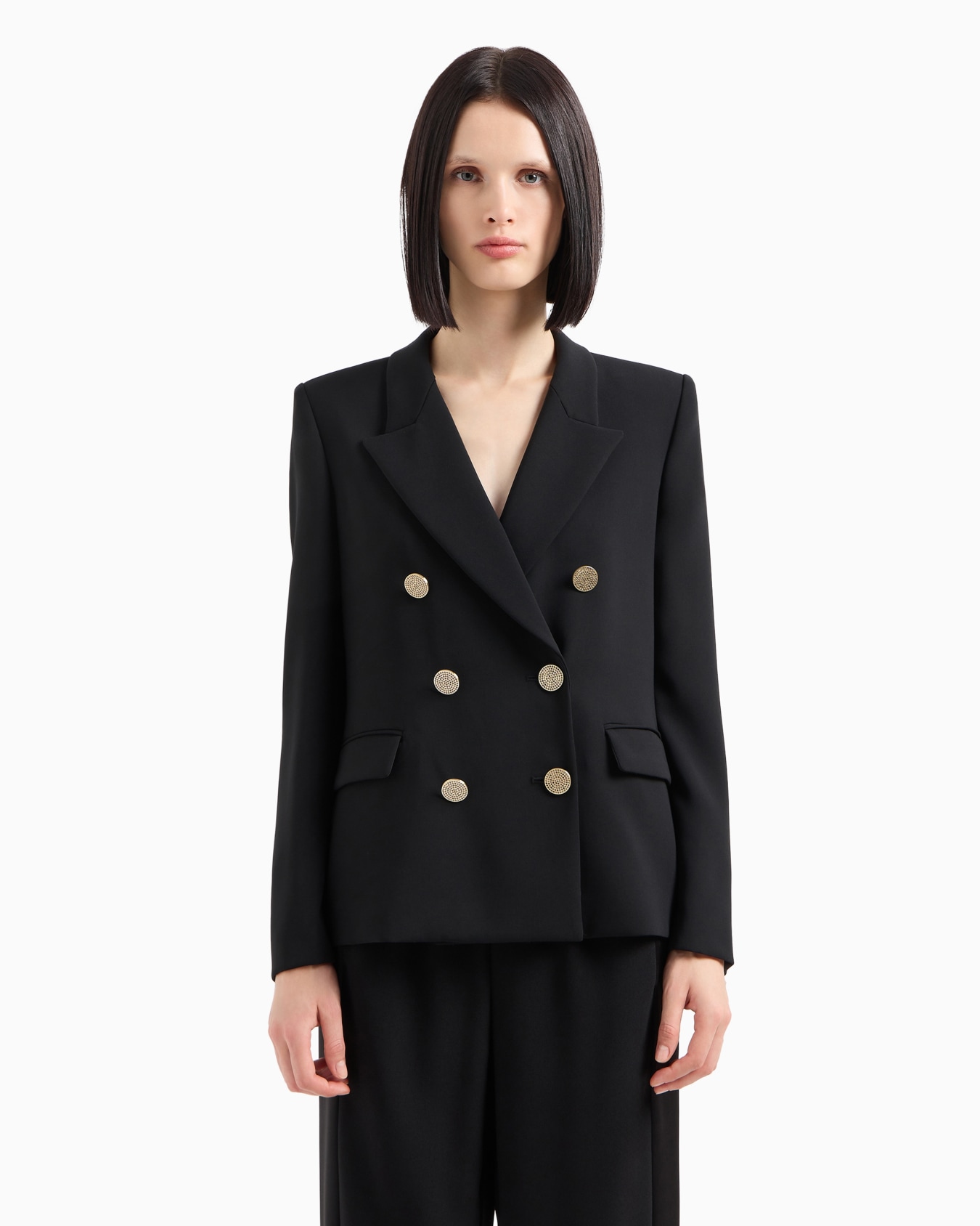Chaqueta de abotonadura sencilla con dos botones Diapositiva 1