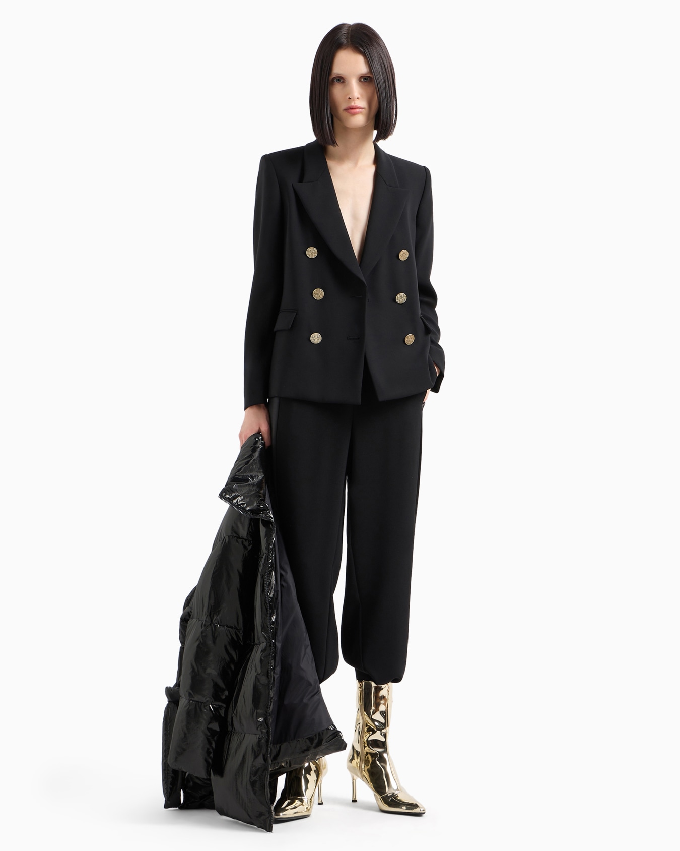 Chaqueta de abotonadura sencilla con dos botones Diapositiva 3