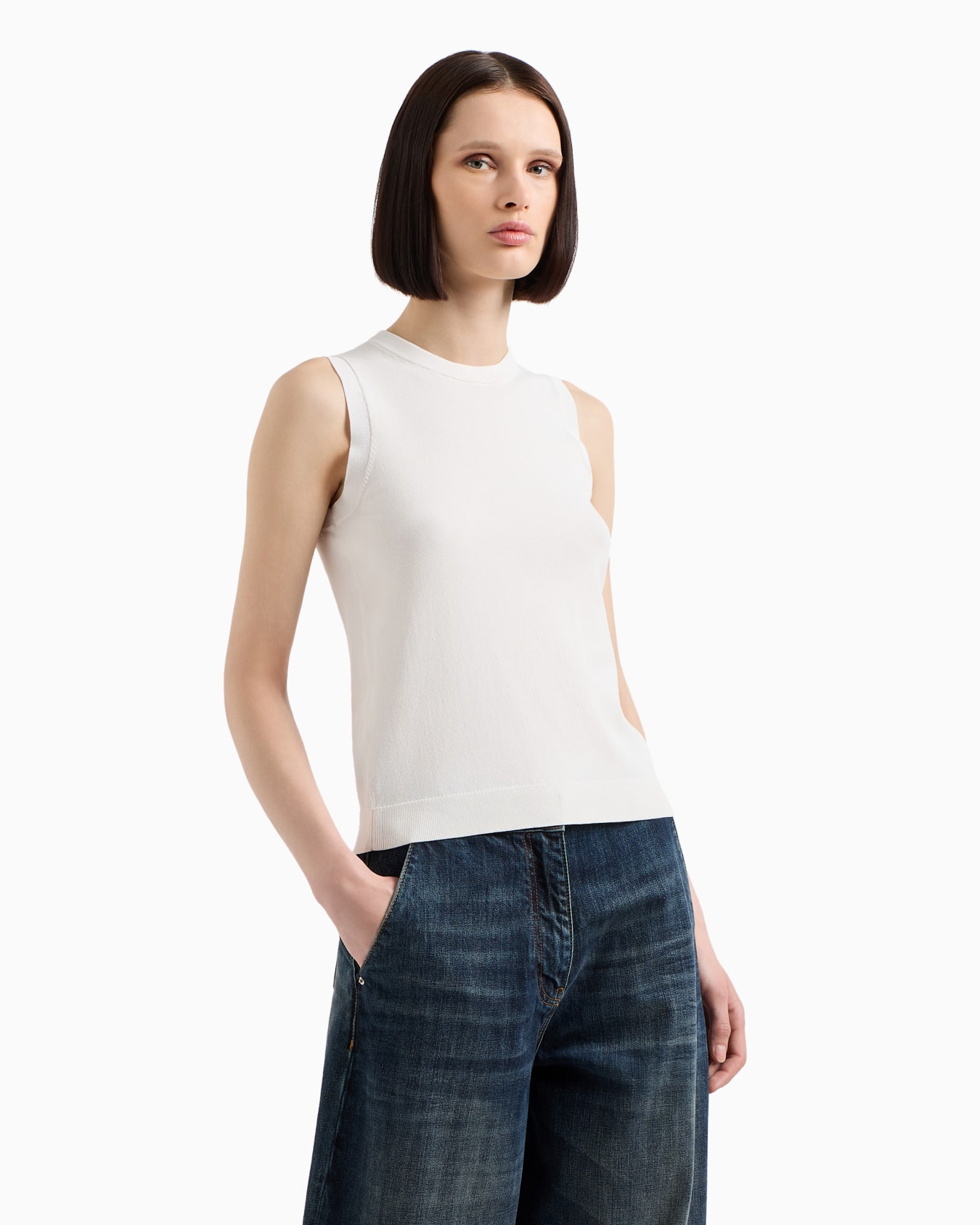 ASV Monogram Patch Recycled Knit Top Slide 1